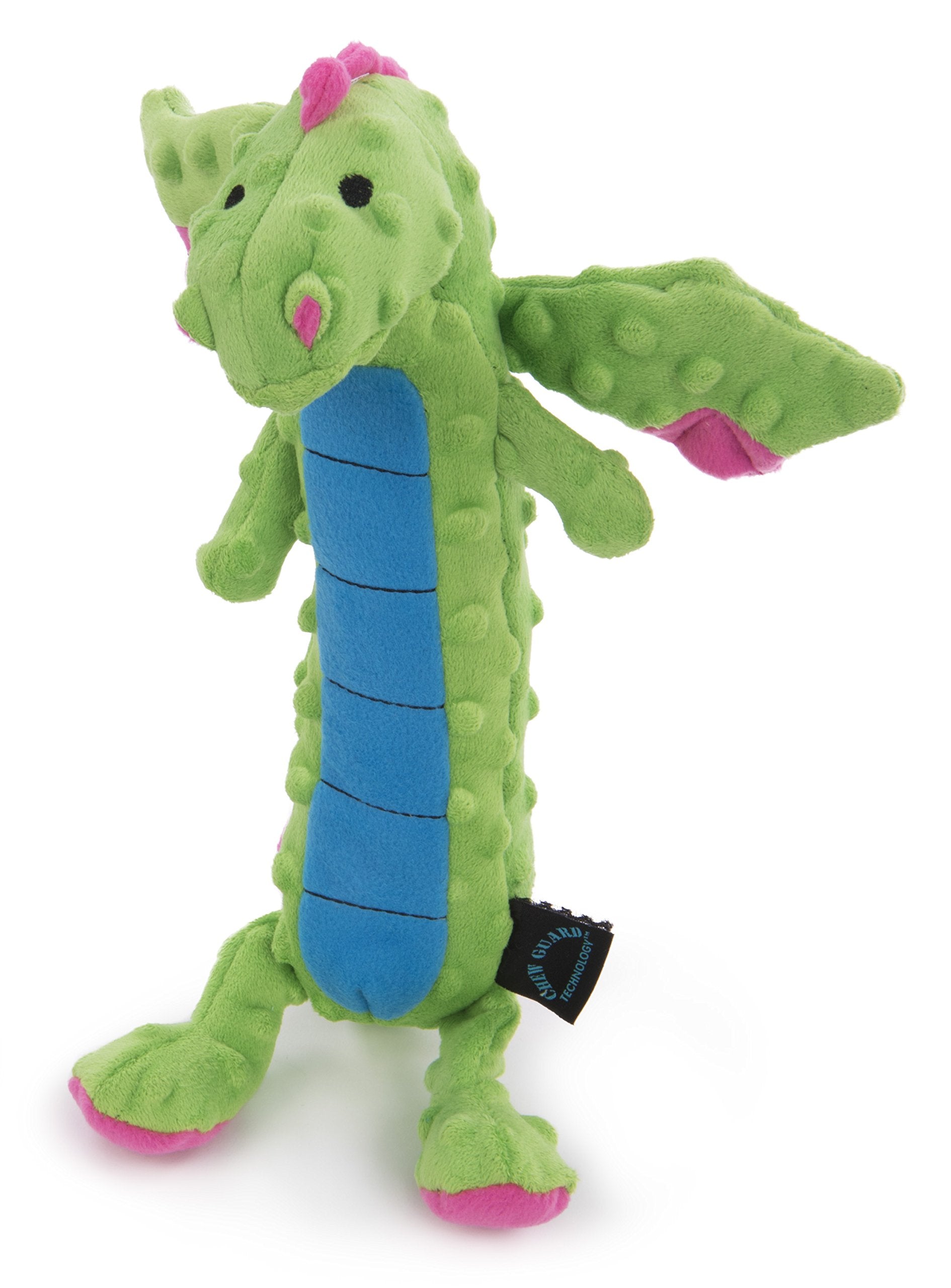 goDog Skinny Dragons Green Juguete Grande con Protector para Masticar (094407)