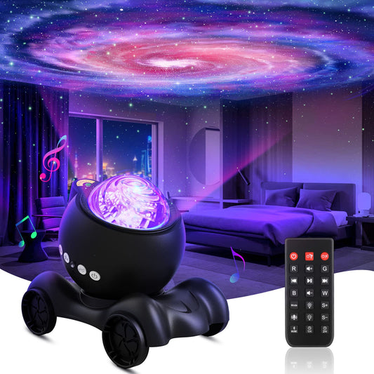 Proyector Galaxia ENOKIK Negro con Altavoz Bluetooth Integrado para Decoración del Hogar