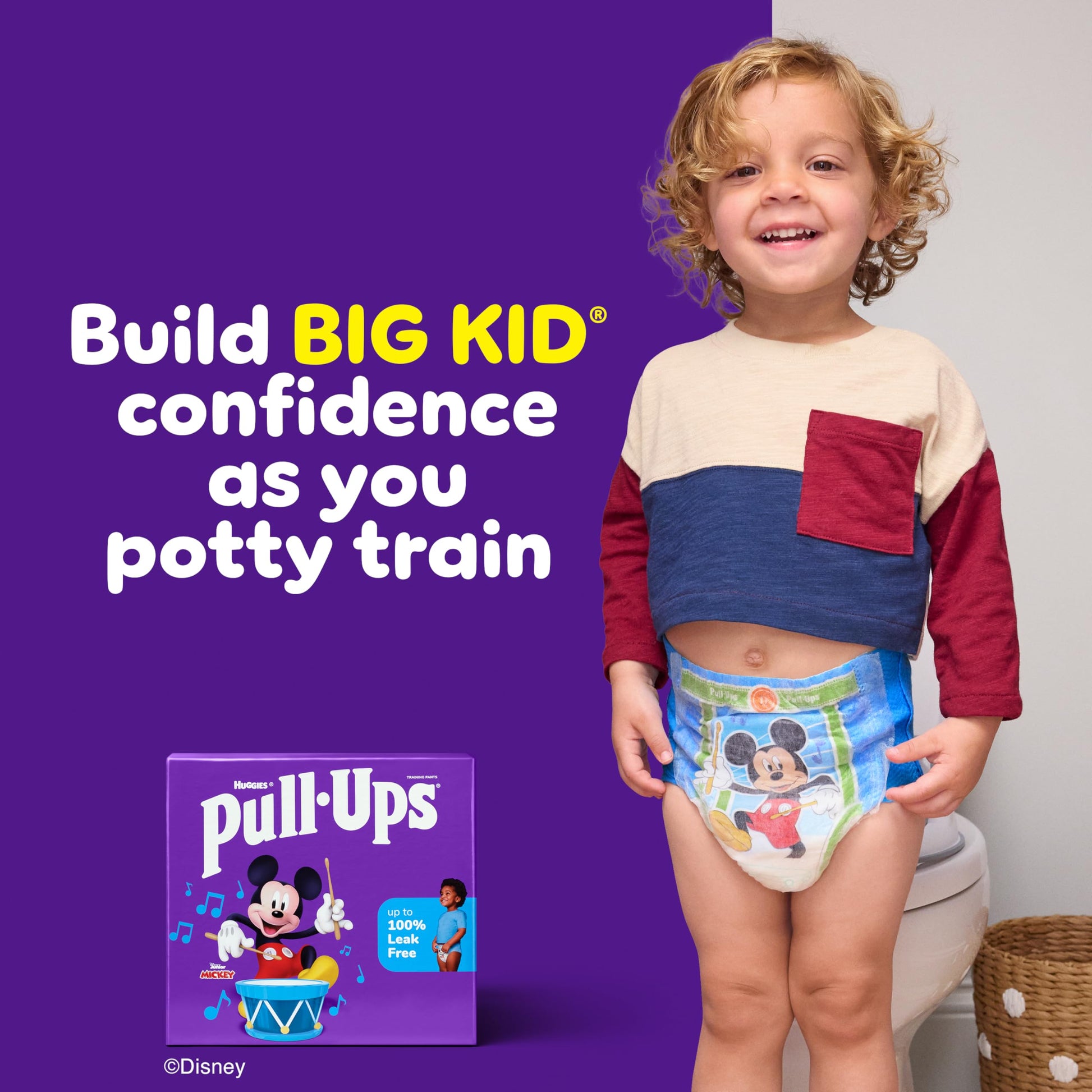 Pantalones de Entrenamiento Pull-Ups Niño 5T-6T 46 Libras 60 Unidades