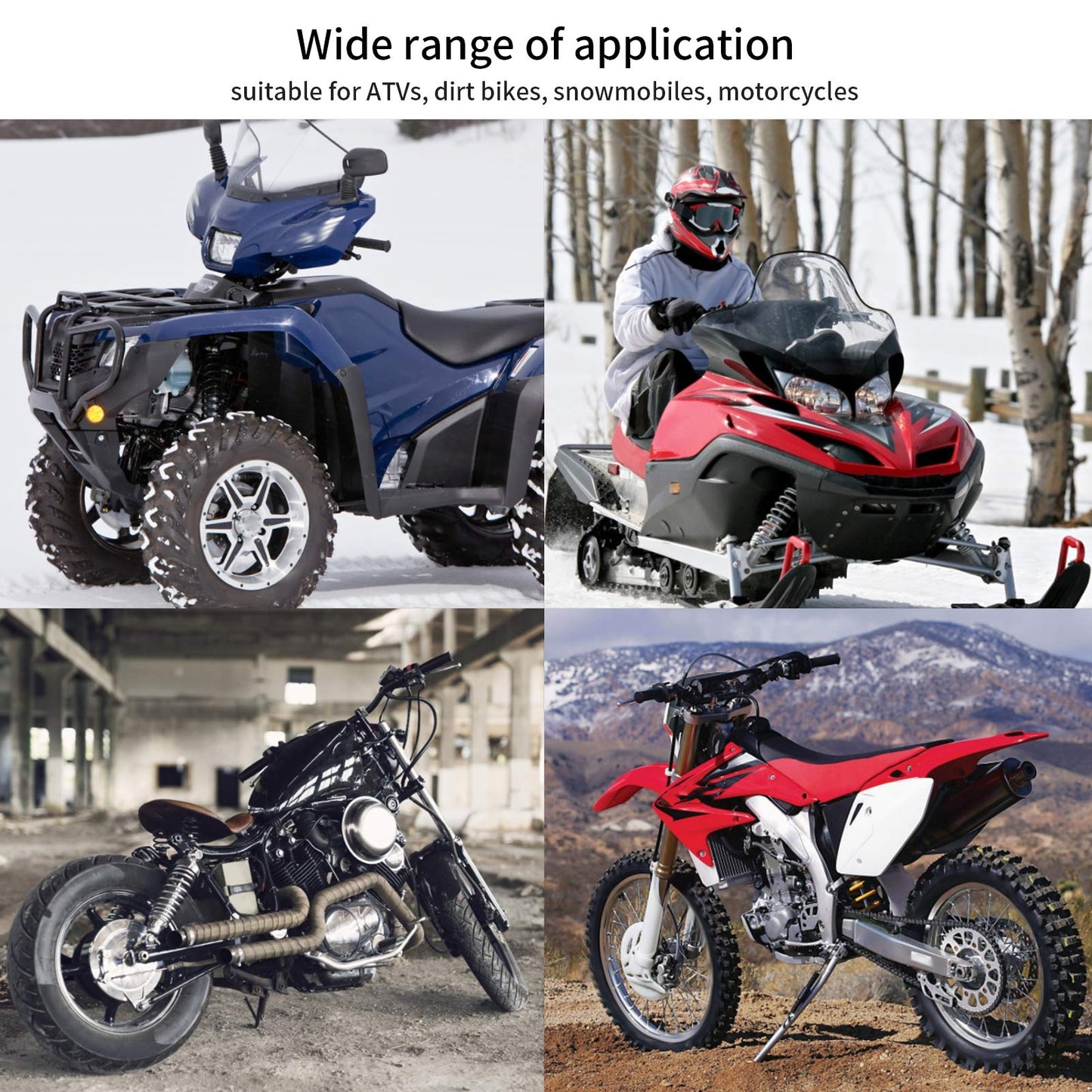 Bolsa de Tanque para Motocicleta, Fydun Bolsa de Sillín Delantero de Impermeable Oxford Bolsa de Almacenamiento del Depósito de para ATV Dirt Bike Moto de Nieve