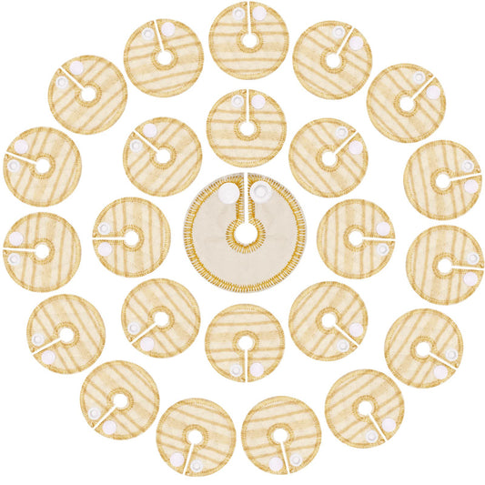 Paquetes Almohadillas de Algodón Rayas con Forma de G para Cuidado de Alimentación