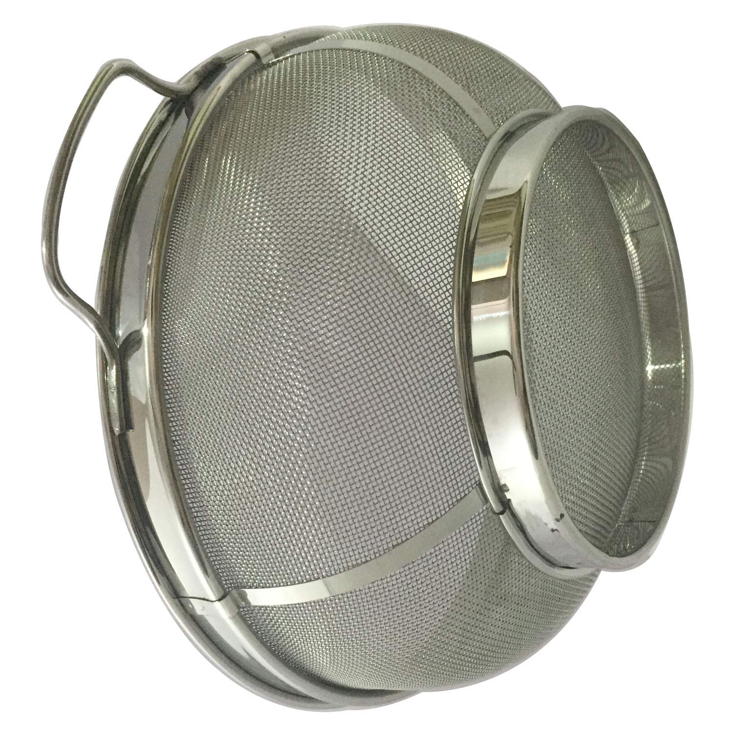 GD Colador Multiusos de Acero Inoxidable, Bowl de 9 Pulgadas de Longitud y Ancho, 4.5 Pulgadas de Altura