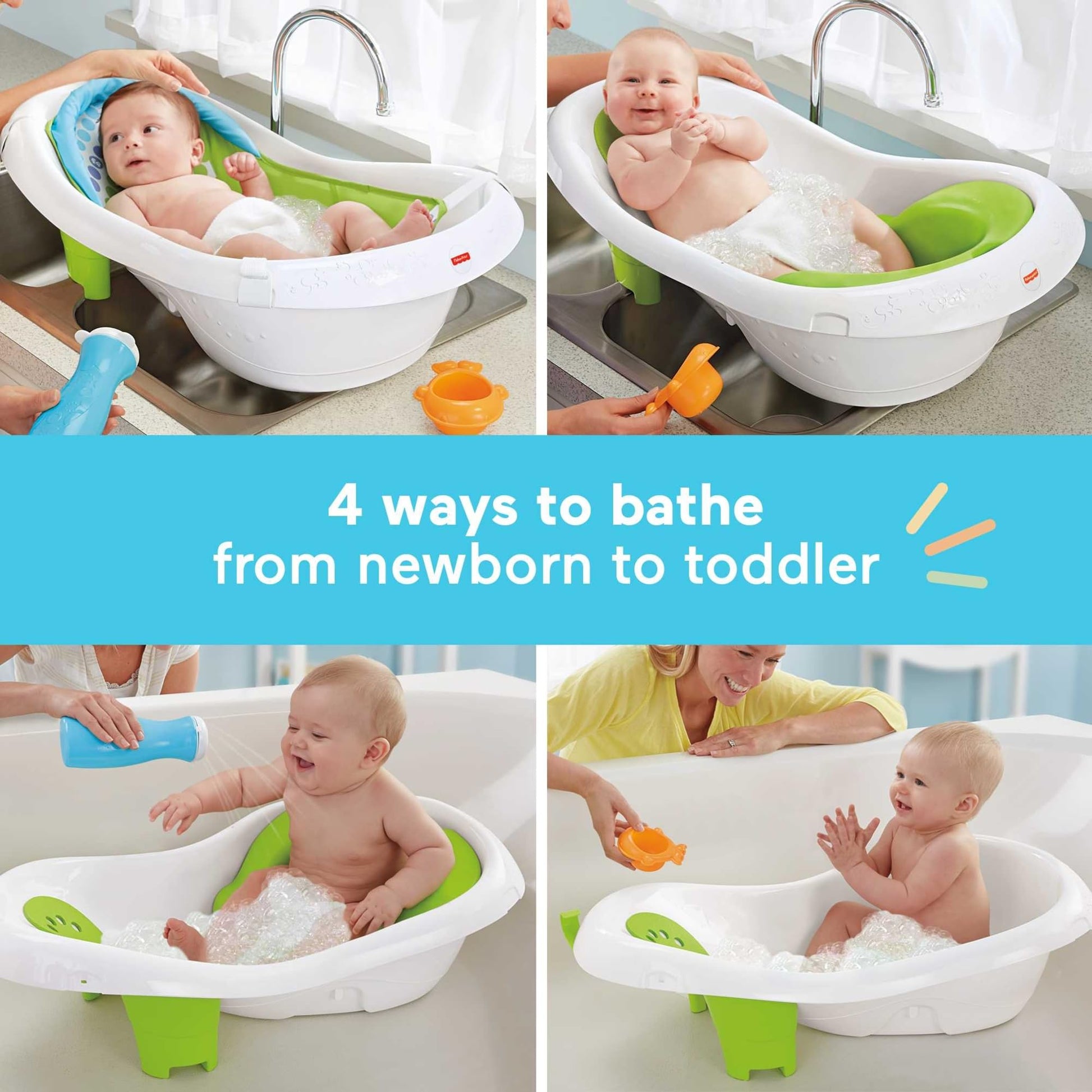 Fisher-Price Sling 'n Seat Bañera 4 en 1