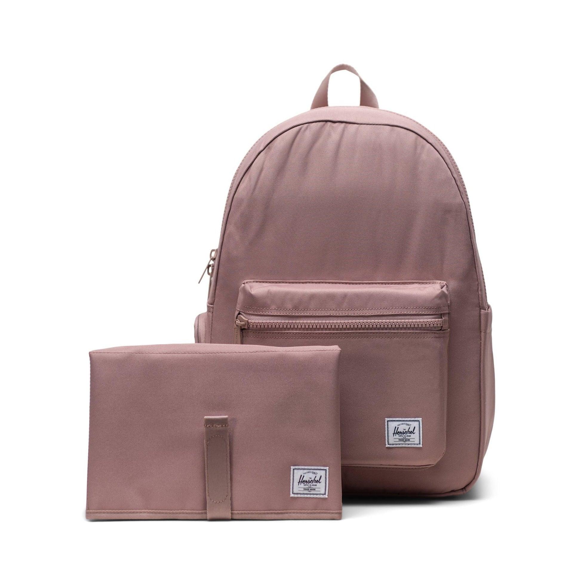 Herschel Supply Co. Settlement Mochila para pañales, Rosa ceniza, Una talla, Bolsa de pañales para mochila Settlement