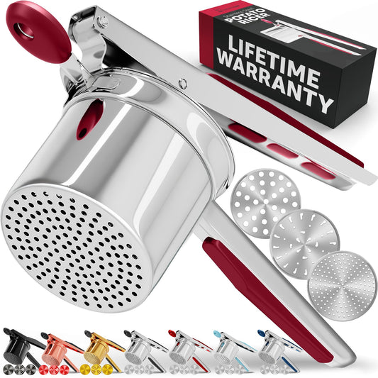 Rallador de Patatas Priority Chef Rojo 3 Disco