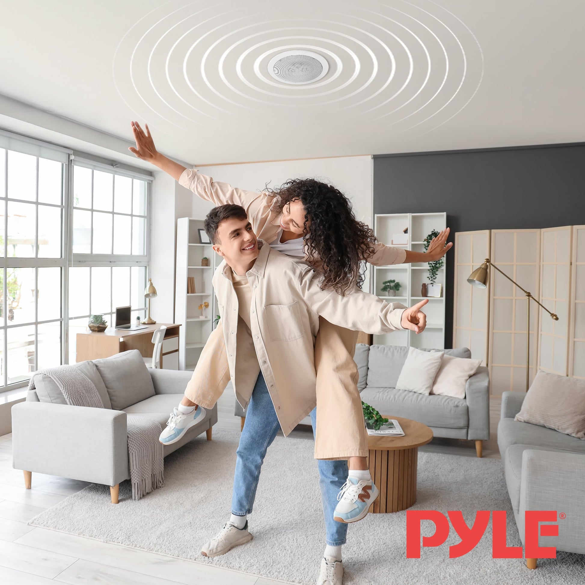 Bocina In-Ceiling/In-Wall Pyle Home Blanca 5.25 Inch Weather Proof 2-Way Stereo