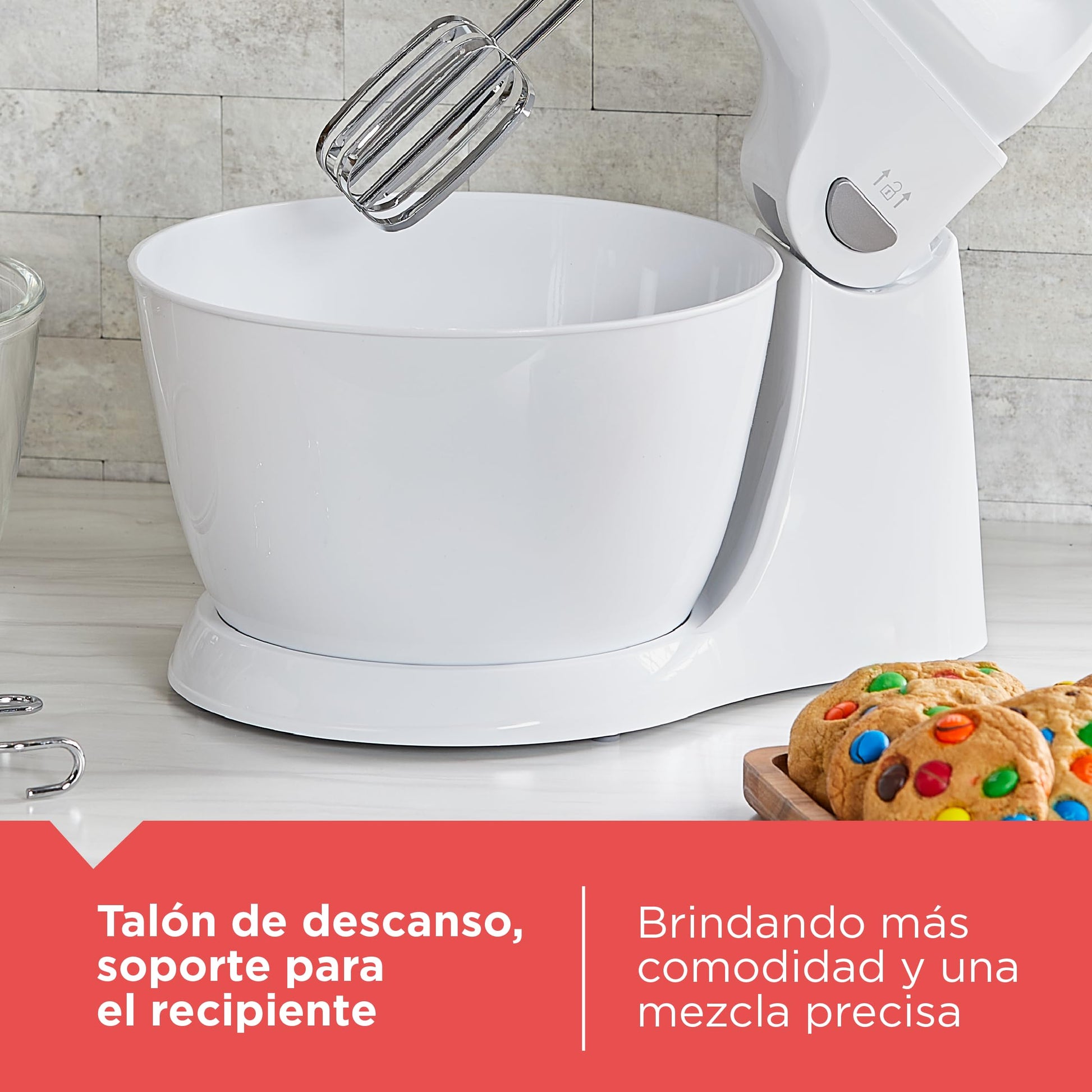 Black+Decker Batidora 2 en 1 Vertical y Manual, 5 Velocidades + Turbo, MX9125-0WDLA