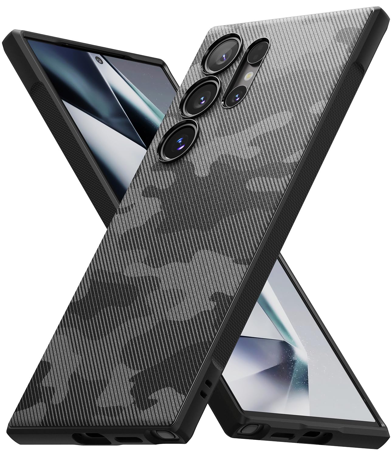 Funda Ringke Onyx Camo Black Antihuellas y Antideslizante para Samsung Galaxy S24 Ultra