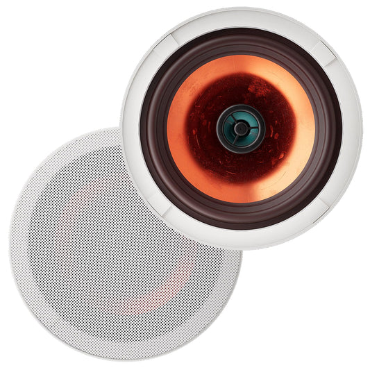 Herdio Altavoces Compatibile con Bluetooth universales de 2 vías para Montaje Empotrado en Pared en Techo de 6.5 Pulgadas, Potencia máxima de 300 vatios, diámetro de Corte de 7.6 Pulgadas (un par)