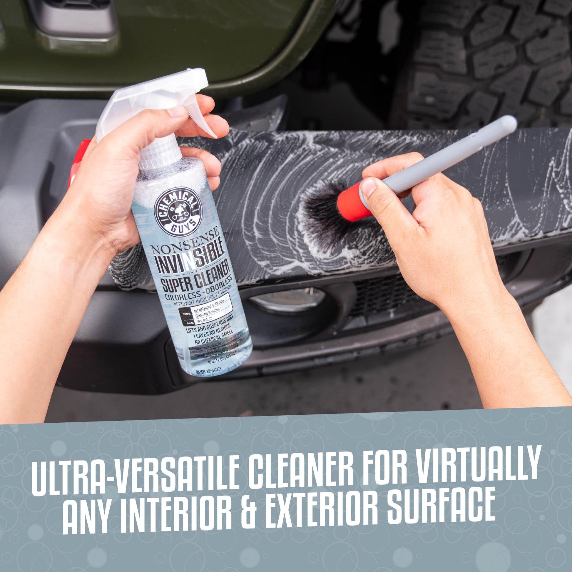 Chemical Guys Limpiador para Todas las Superficies Nonsense (Funciona en Vinilo, Goma, Plástico, Moqueta y Más) Seguro para el Hogar, Garaje, Coches, Camiones, y Más, 946 ml