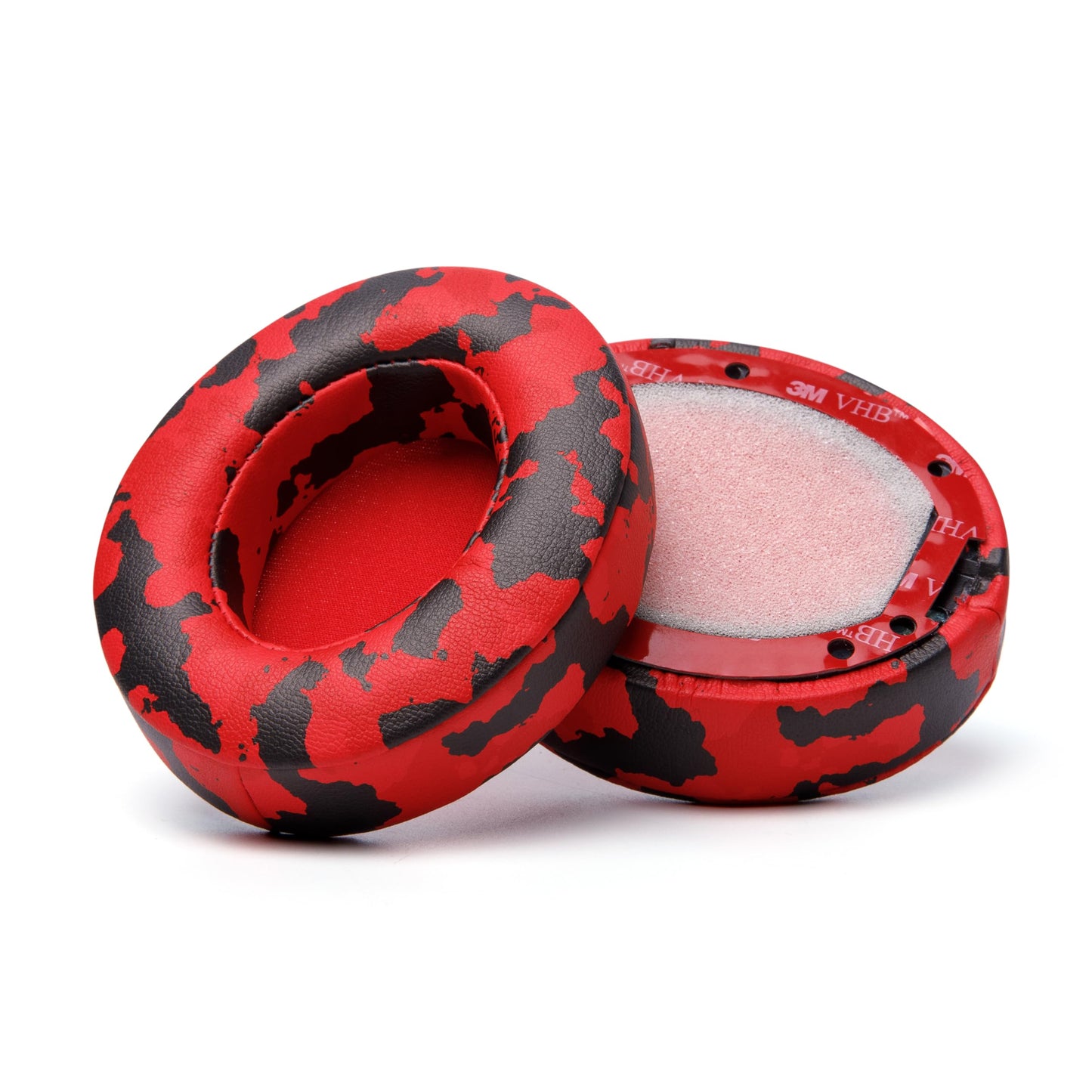 Almohadillas de Repuesto WC Wicked Cushions Negro con Aislamiento de Ruido Mejorado para Auriculares Beats Studio Wired B0500 / Wireless B0501 / Studio 3