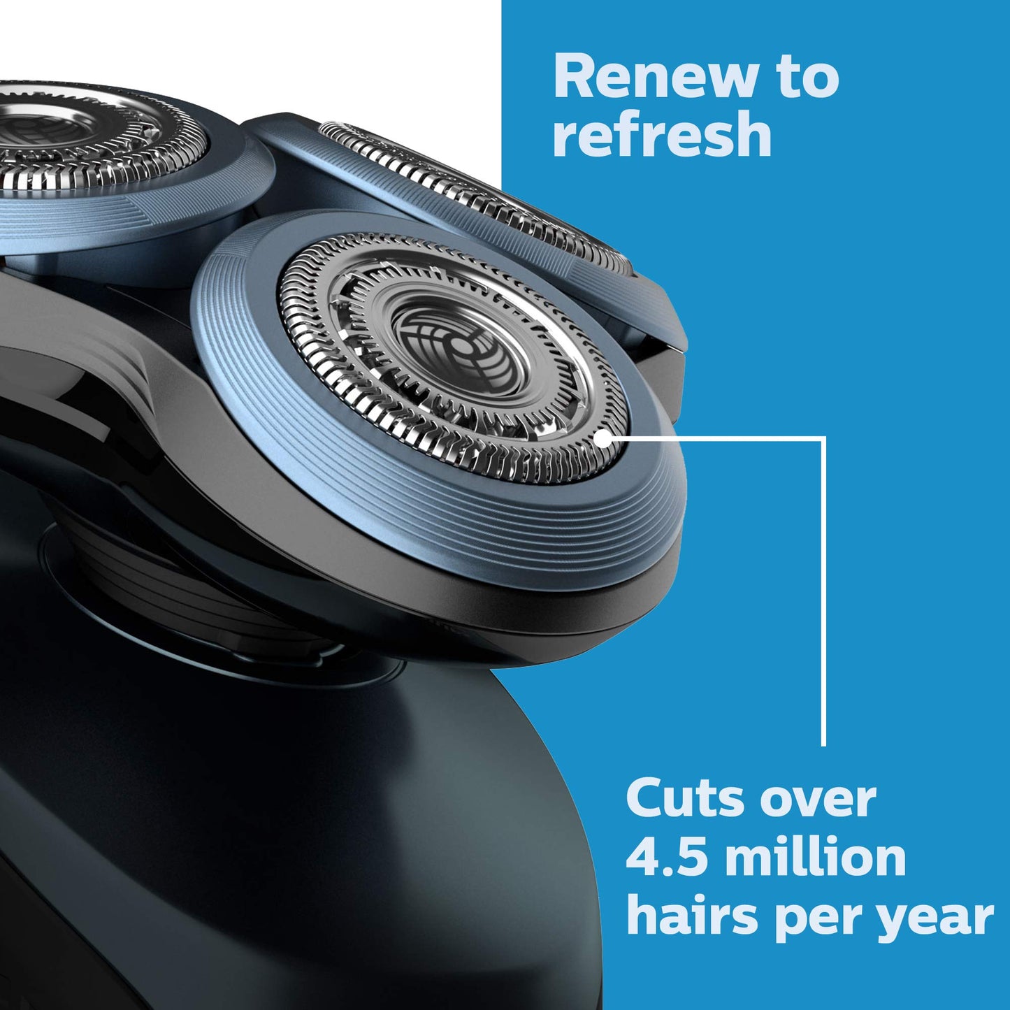 Philips Norelco Replacement Head for Series 6000 Shavers, SH60/72