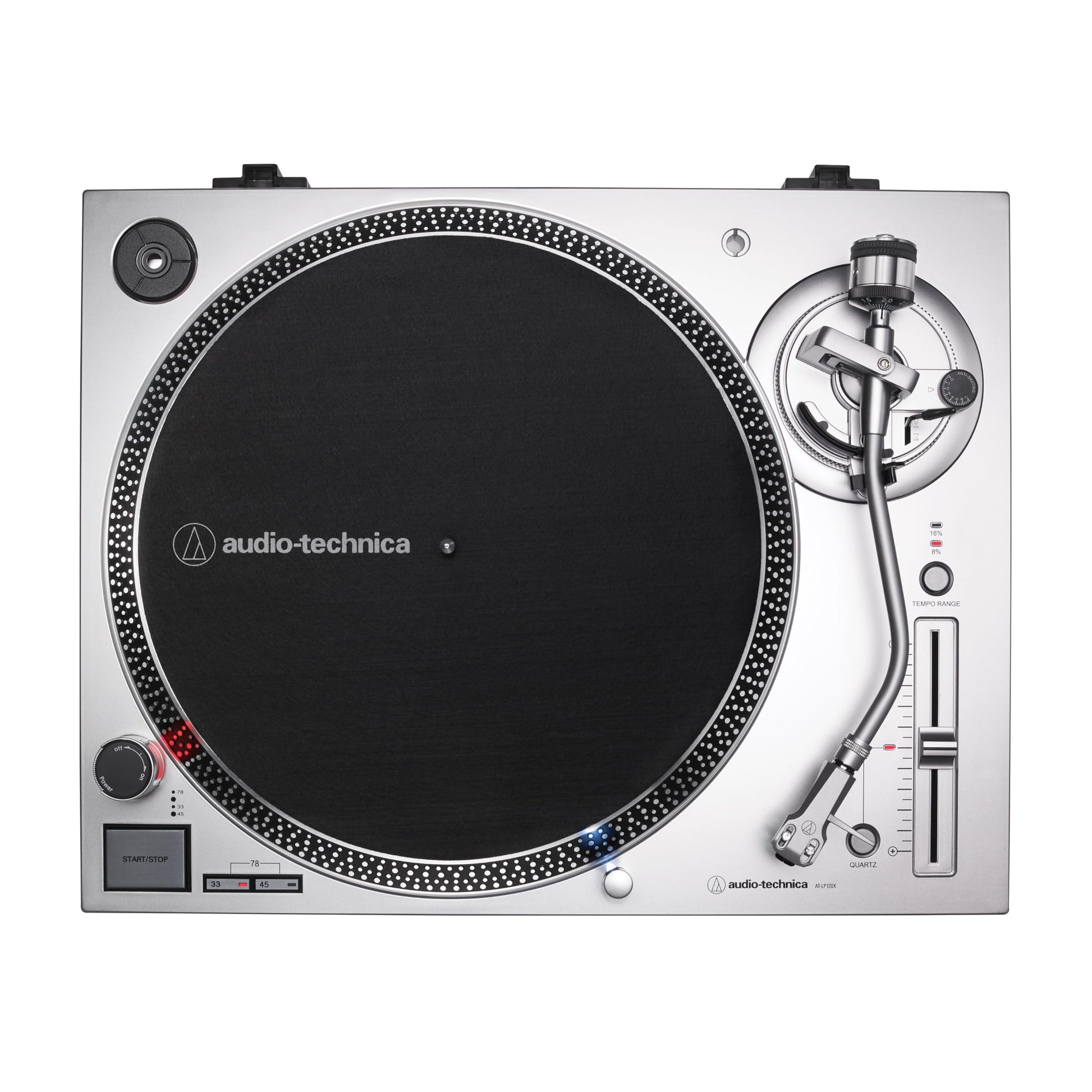 Audio-Technica AT-LP120XUSB-SV Tornamesa, Talla Unica, Silver