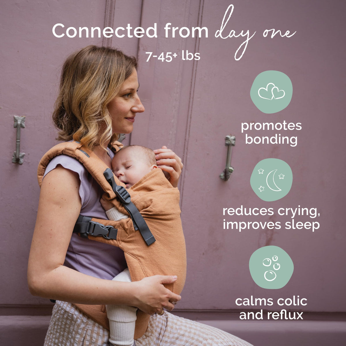 Boba X Portabebés de Recién Nacido a Niño - Portabebés Recién Nacido Certificado Hip Healthy, Portabebés para Recién Nacidos Ajustable, Portabebés Ergonómico para Niños, Portabebés 3-20 kg