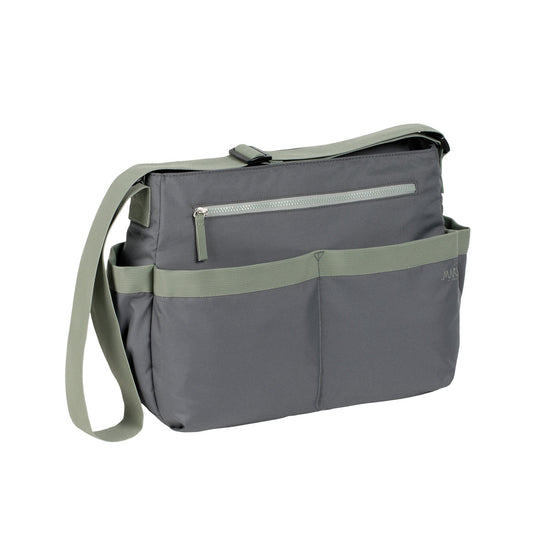 Lassig Womens Marv Shoulder Diaper Bag, Grey