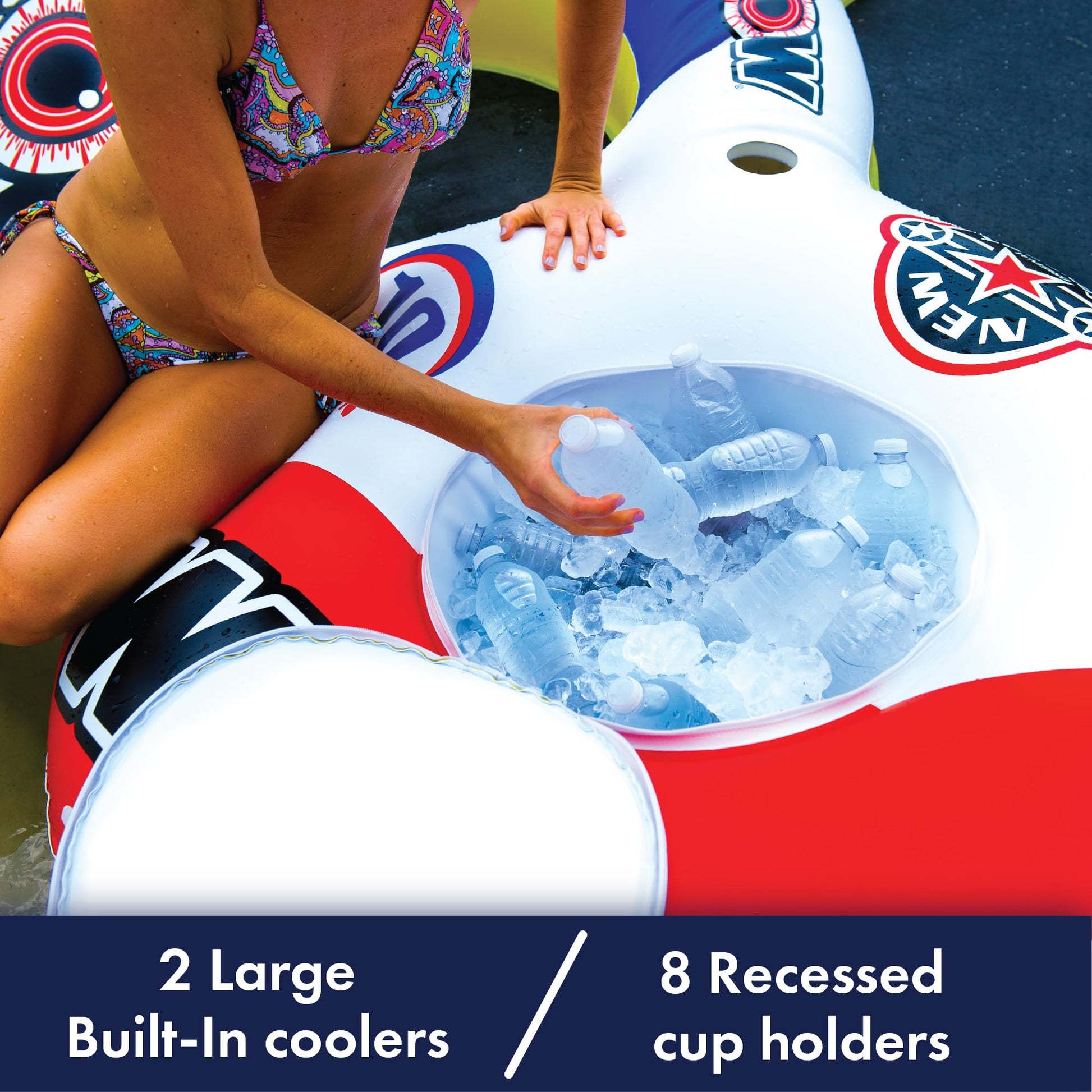 Isla Flotante Inflable WOW Sports A Rama para 10 Personas para Adultos