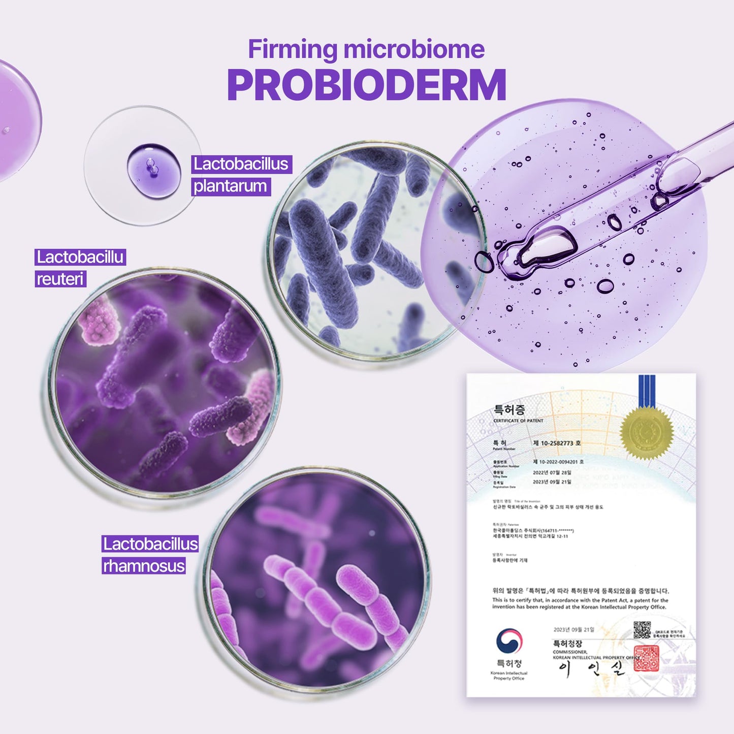 Suero reafirmante 3D Probioderm™ | Fórmula avanzada con probióticos y péptidos | Piel esculpida y firme | 30 ml