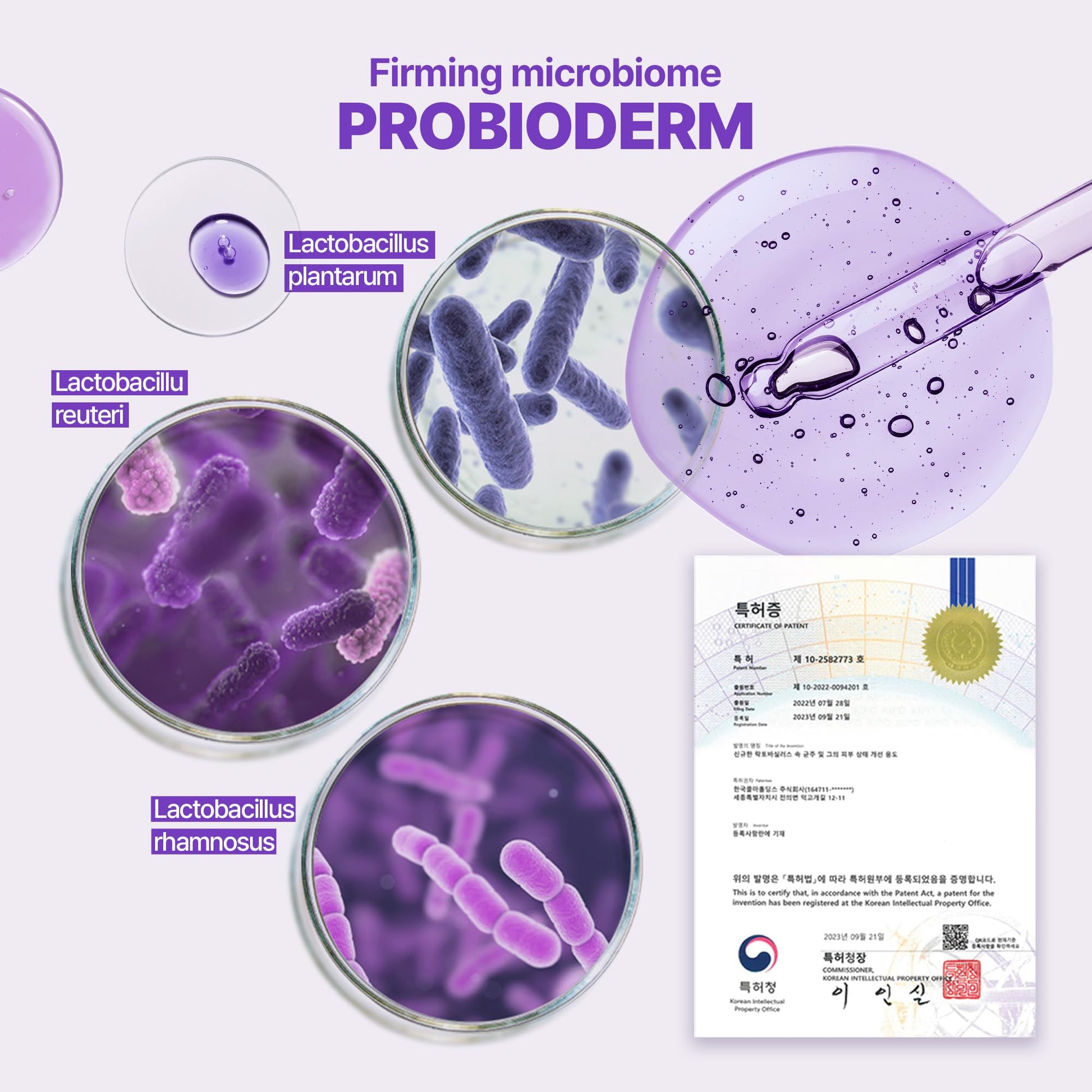 Suero reafirmante 3D Probioderm™ | Fórmula avanzada con probióticos y péptidos | Piel esculpida y firme | 30 ml