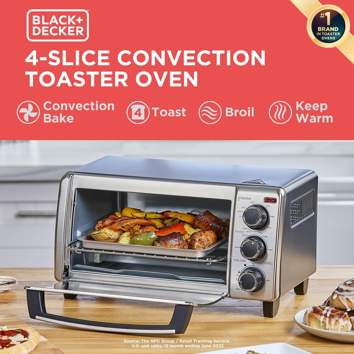 Black & Decker TO1313SBD Tostador
