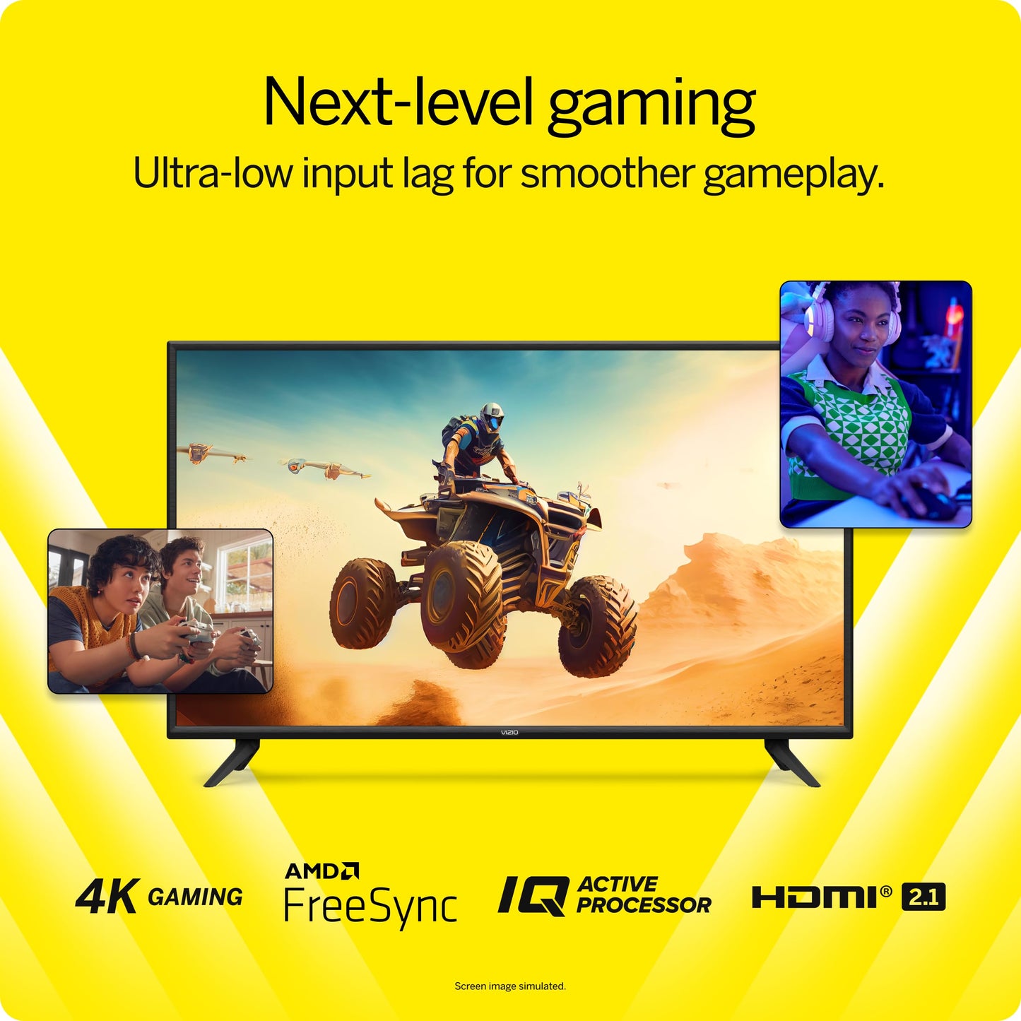 Smart TV LED 4K UHD Vizio 50 Pulgadas con Apple AirPlay y Chromecast Integrados en Negro, Modelo 2021