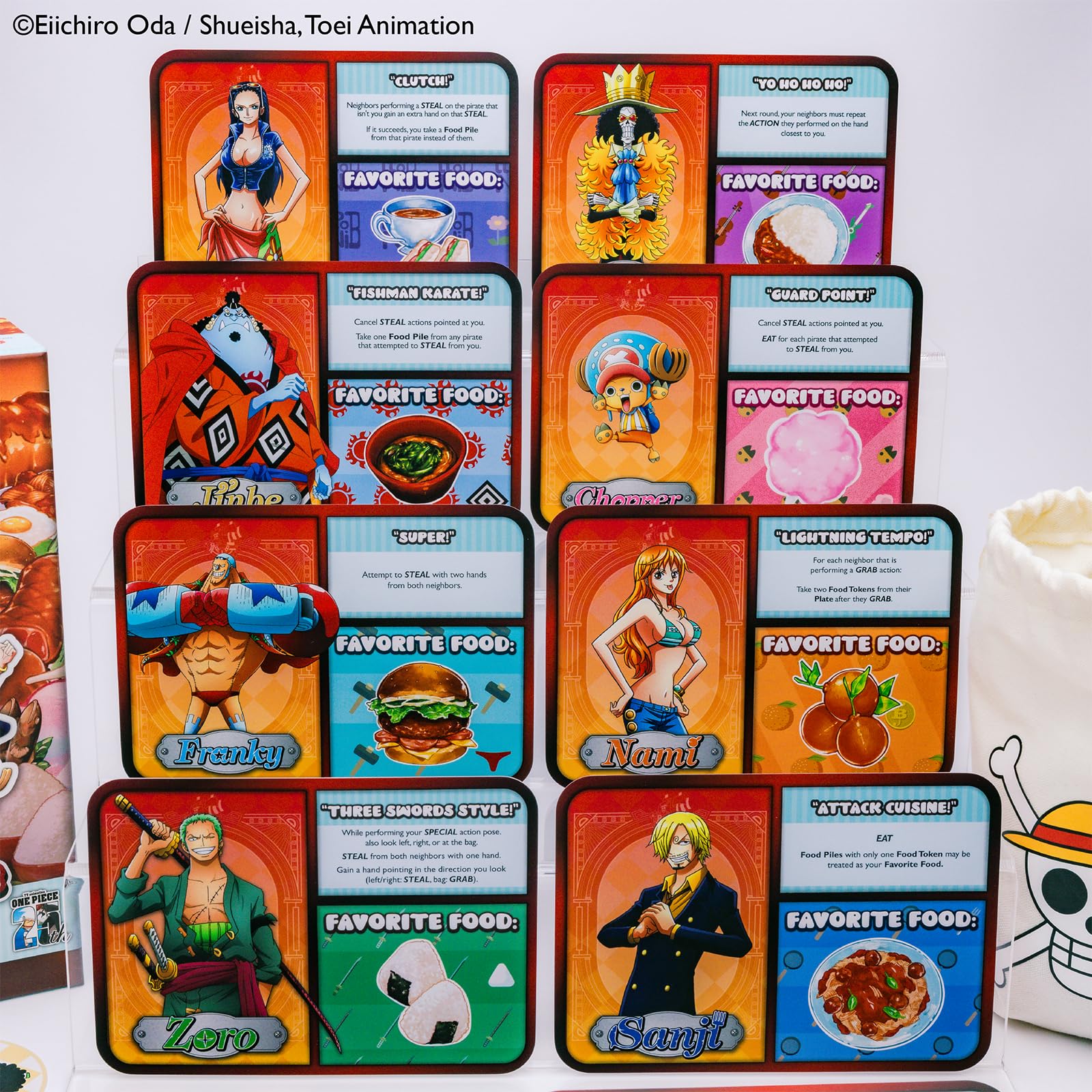 KESS One Piece: Luffy's Bento Panic Juego para Jugadores de 10 años en adelante, Tiempo de Juego 30 Minutos, Anime, rápido de Aprender, diversión de la Fiesta: el Almuerzo se Sirve, con un Lado de