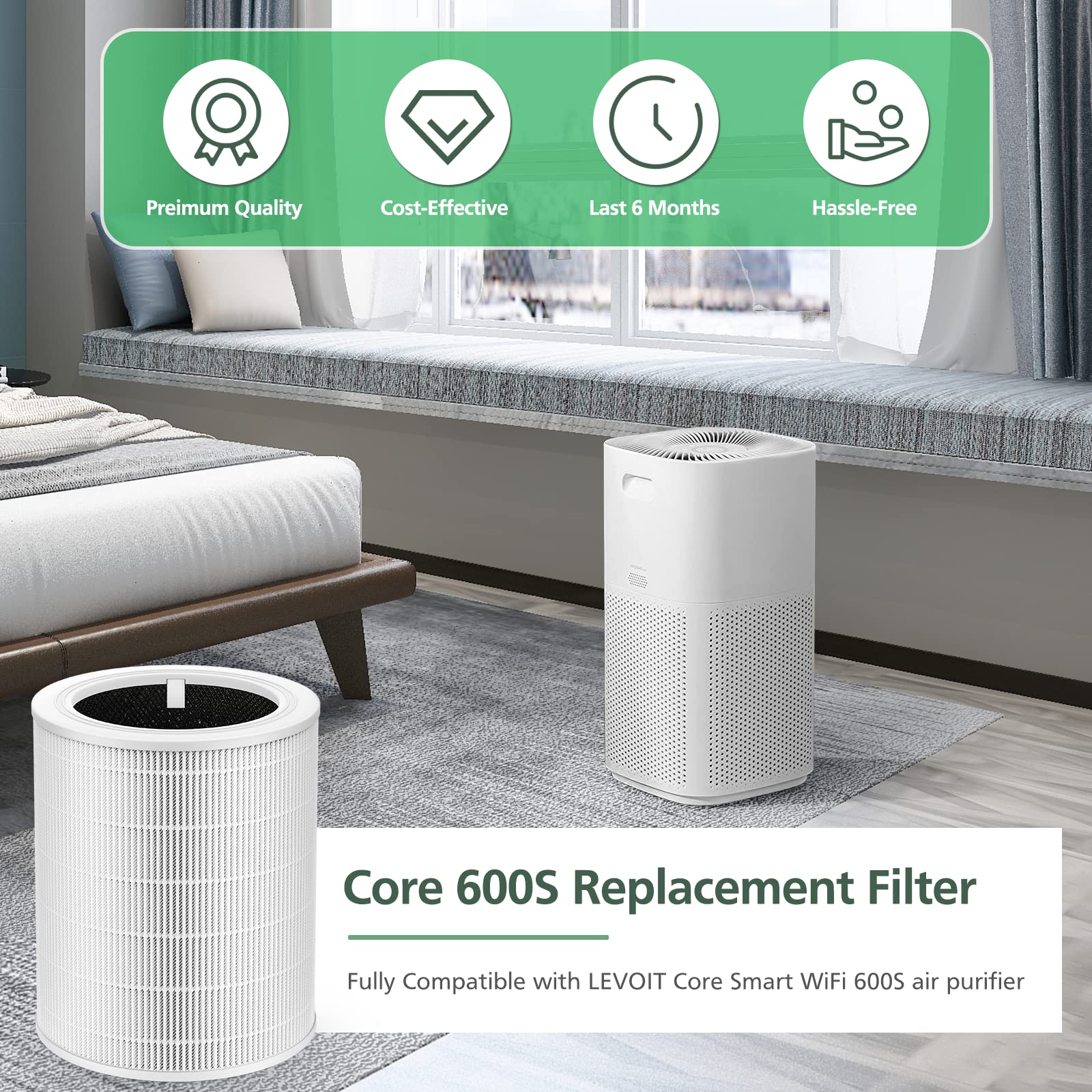 Core 600S - Filtro de repuesto