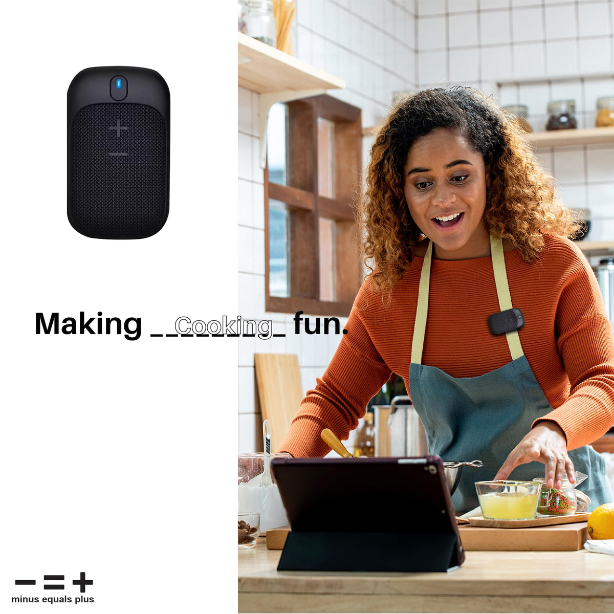 Altavoz Bluetooth Personal Portátil Resistente al Agua con Micrófono Integrado y Larga Duración de Batería