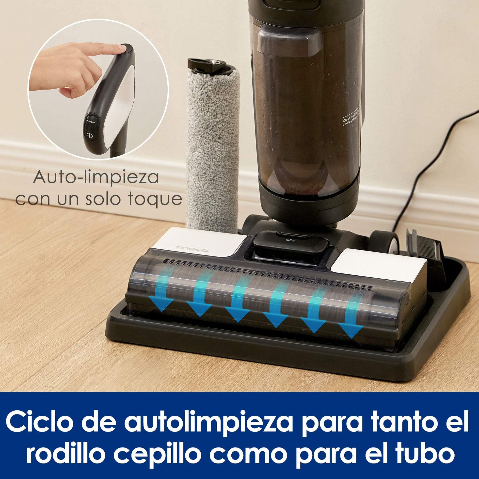 Limpiador de Pisos Tineco Floor One S3 Breeze Inalámbrico con Sistema de Control Inteligente