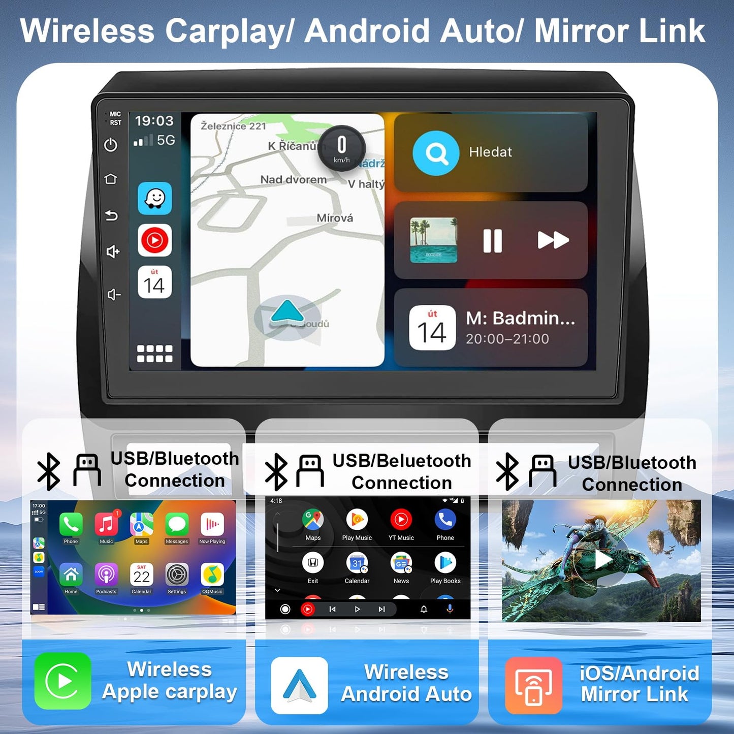 Estéreo de coche Android para Toyota Tacoma