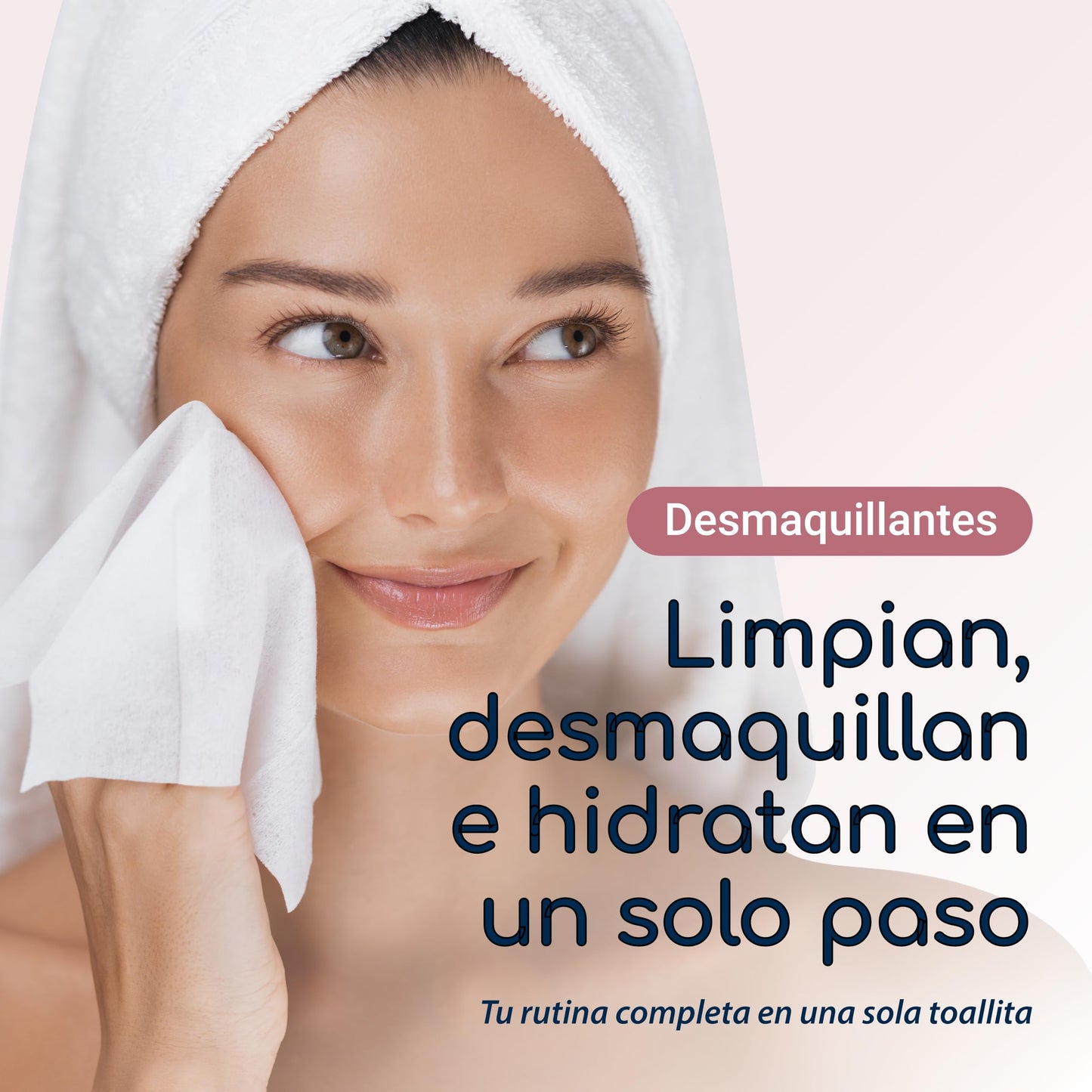 Walfort | Toallitas micelares + Pads desmaquillantes waterproof. Remueven maquillaje, limpian e hidratan. Ideales para el cuidado diario de la piel. Caja con 5 productos