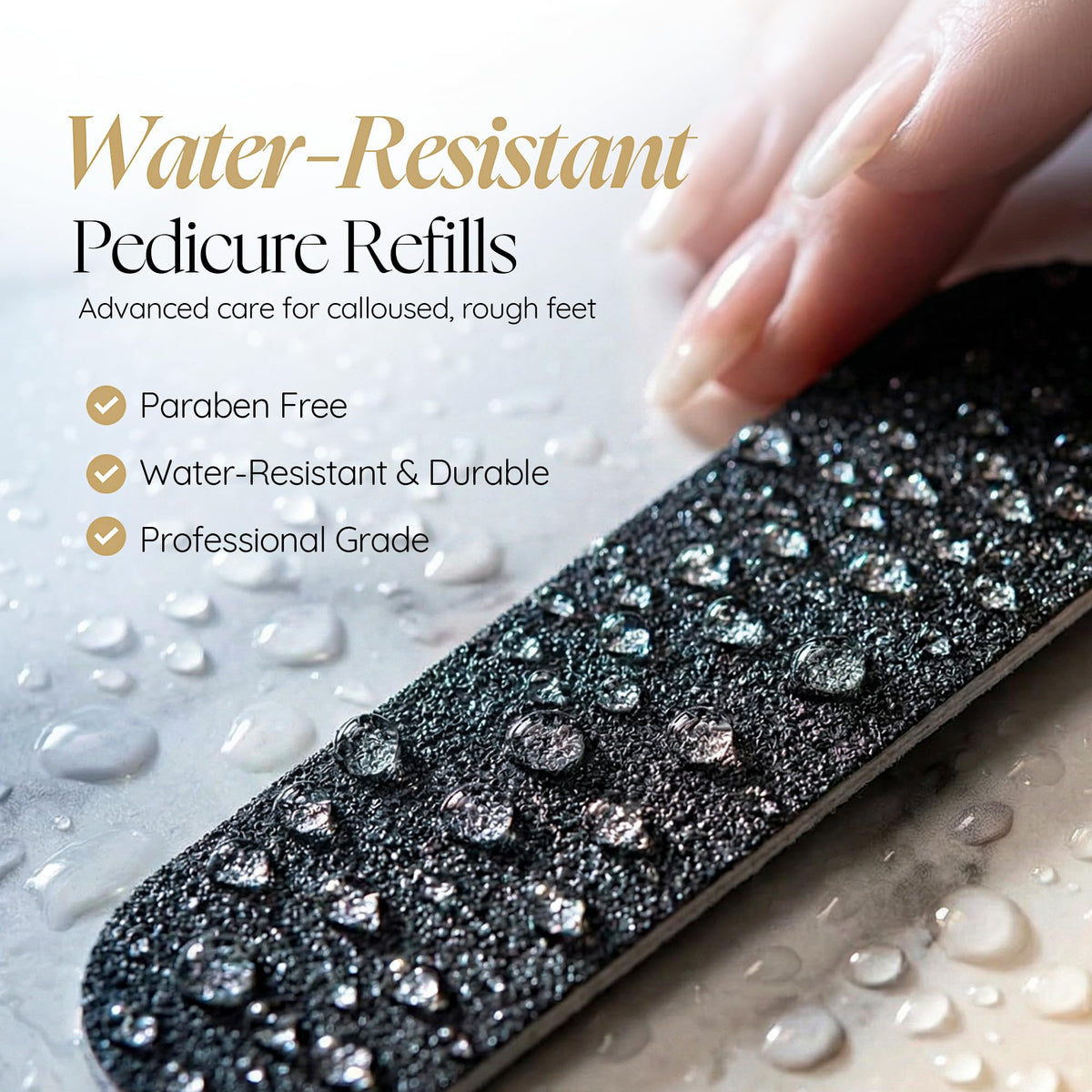 Cuccio Naturale 50 Count Black Refills (80 Grit) for Pedicure File