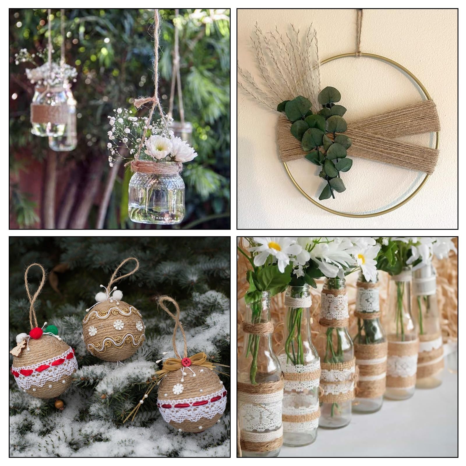 Cuerda de Sisal Natural YUNZJUNLY 100m Trenzada para Rascar Gato