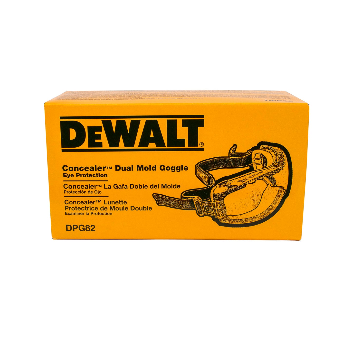 Dewalt DPG82-11 - Anteojos de seguridad con doble molde antivaho transparente
