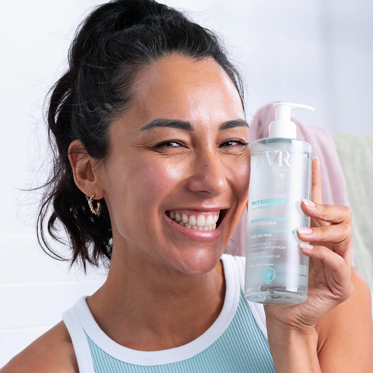SVR Physiopure Agua Micelar Limpiadora Desmaquillante, 400 ml
