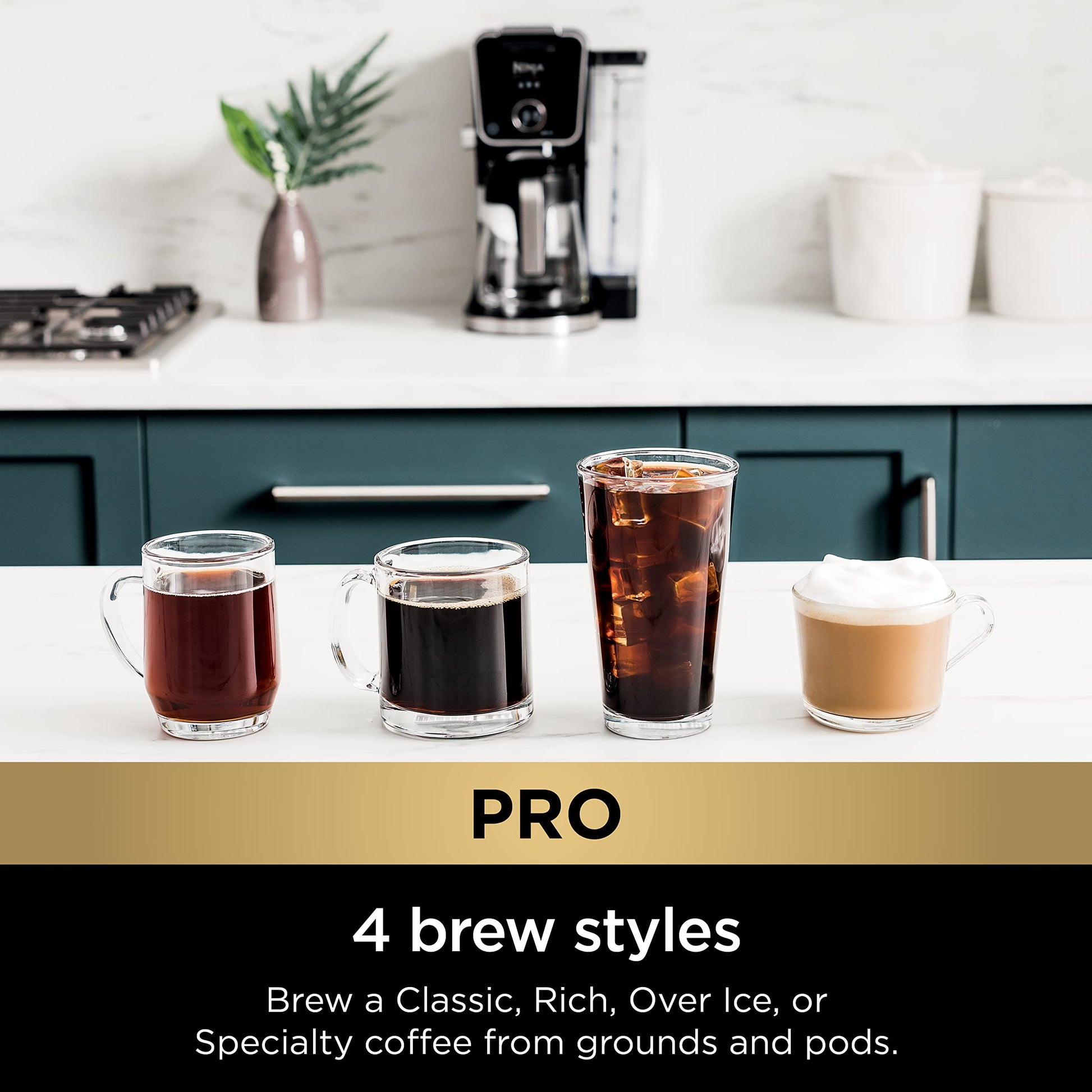 Cafetera Ninja DualBrew Pro Specialty 12 Tazas con Combo K-Cup caliente y helada