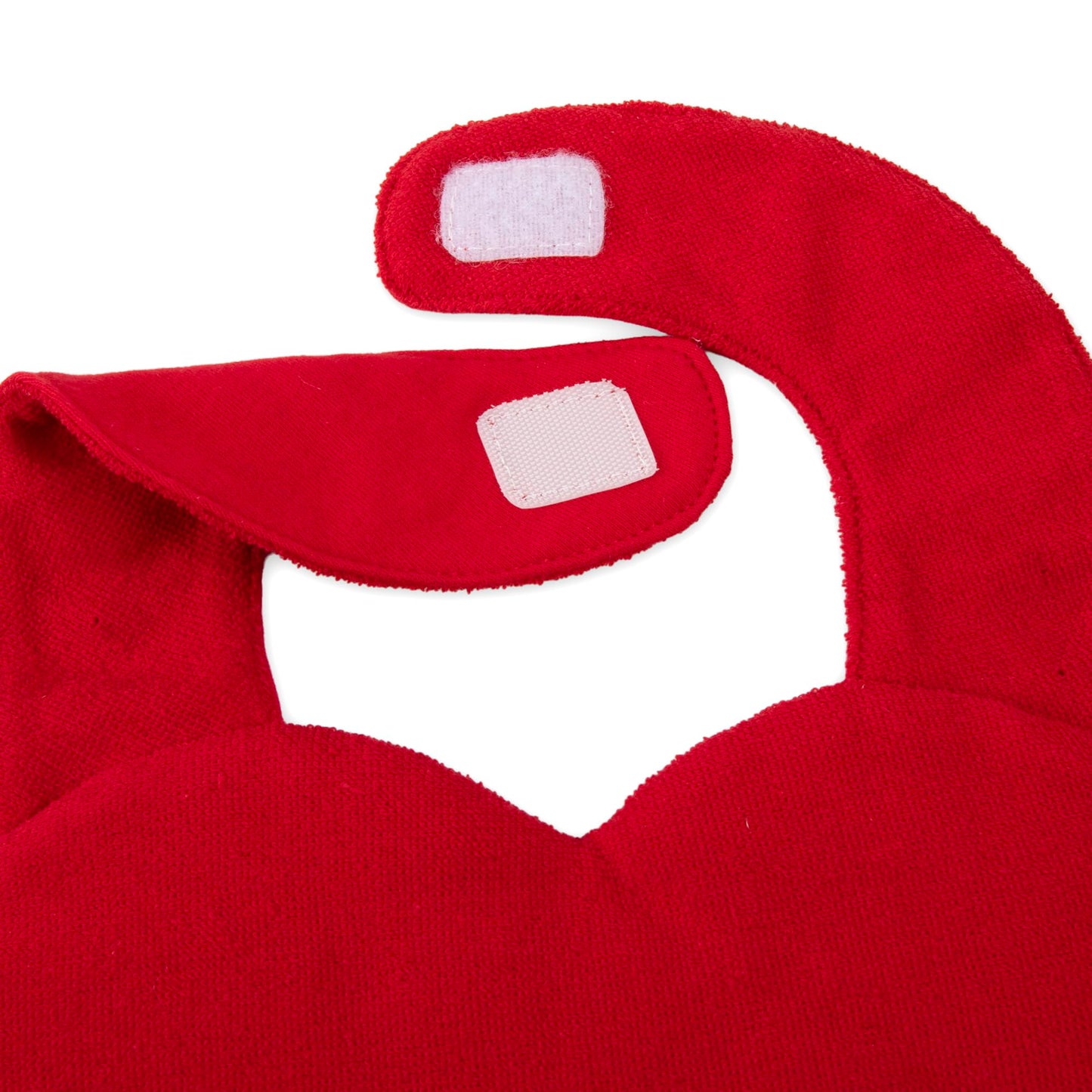 Baby Essentials - Juego de babero y calcetín para bebé, diseño de corazón rojo con botines de calcetín, regalo perfecto de San Valentín para recién nacidos