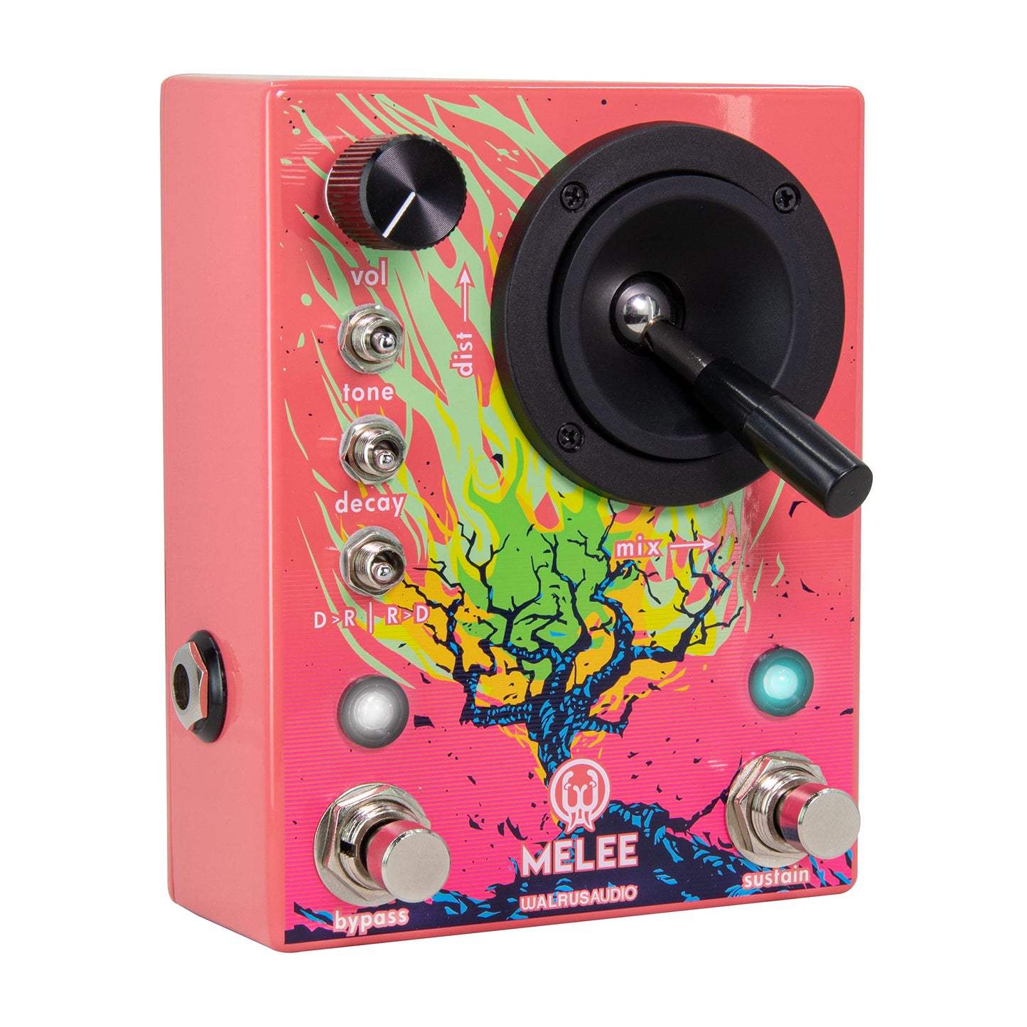 Pedal de Efectos Walrus Audio Distorsión Reverb Cuerpo a Cuerpo