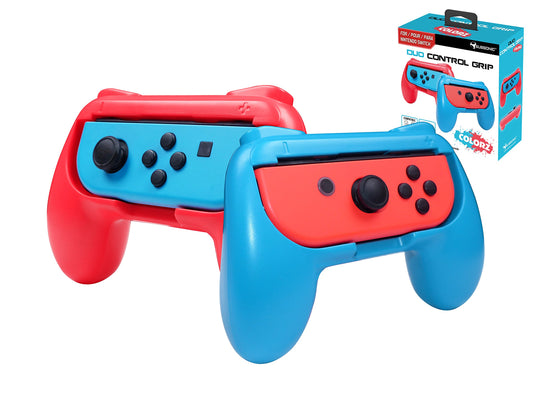 Grips Driver Subsonic Rojo y Azul Fluorescente para Joy-Cons Nintendo Switch
