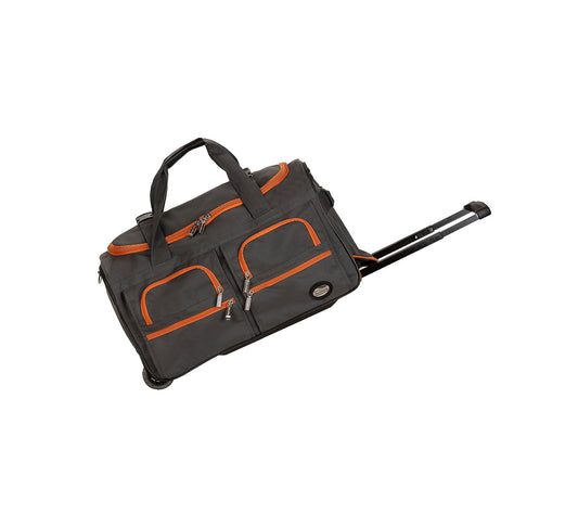 Bolsa de Lona con Ruedas Rockland Carbón Vegetal 7.62