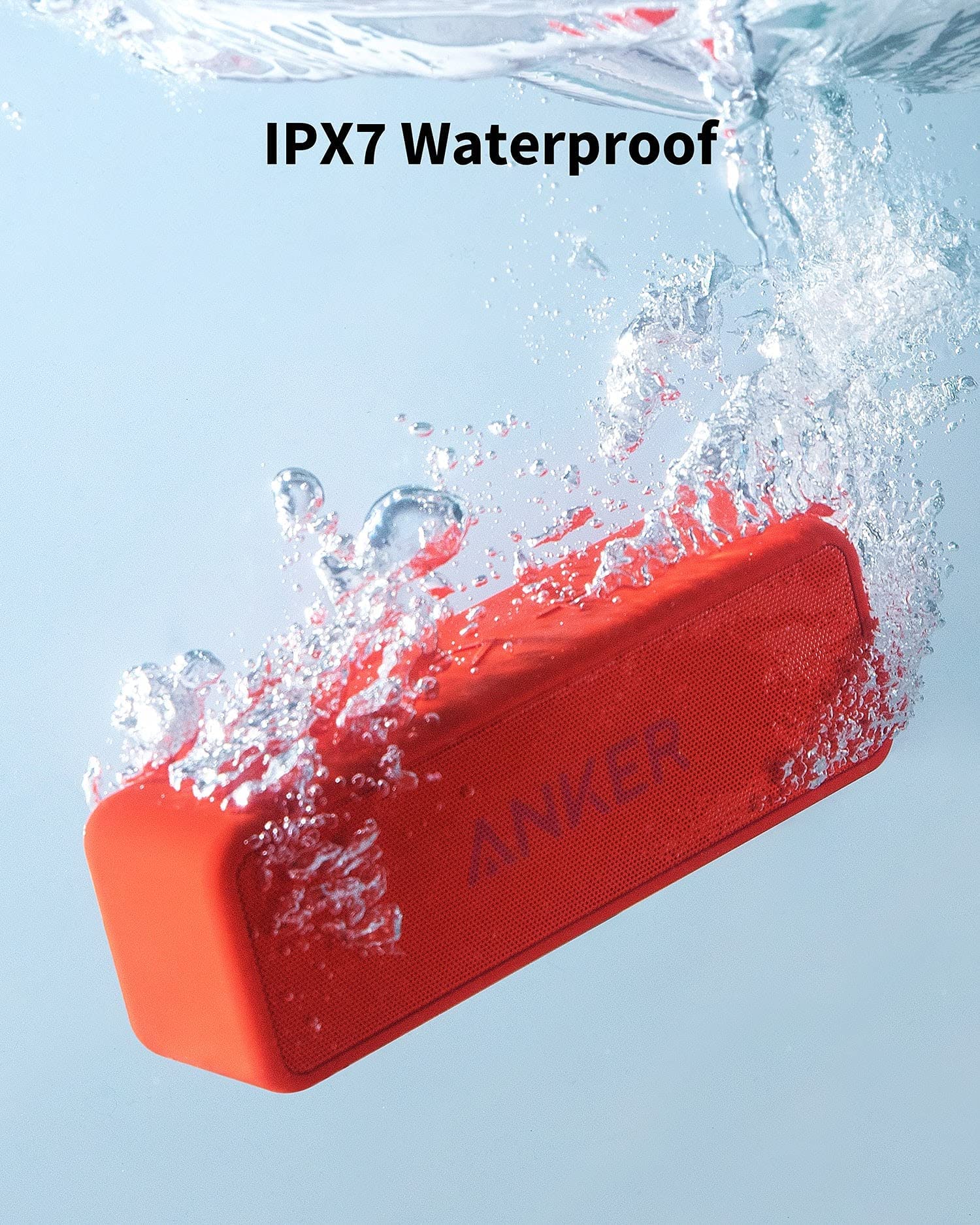 Soundcore Anker 2 Bocina Bluetooth Potente, batería de 24 Horas, protección contra el Agua IPX7, Graves enormes con Dos Controladores de Graves
