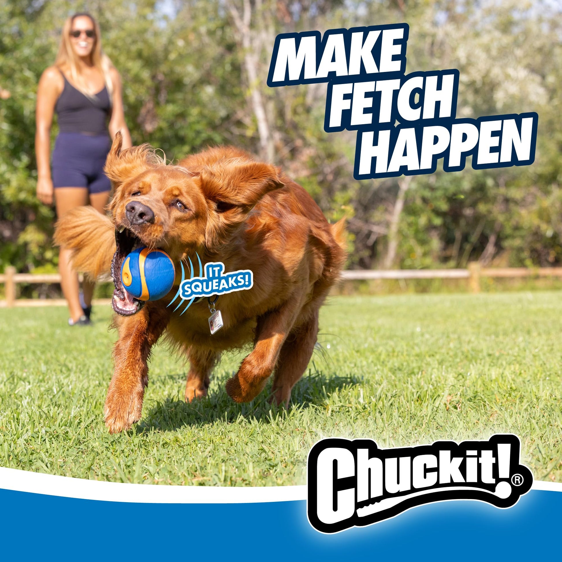 Chuckit! Ultra Squeaker Ball 47090 - Pelota para chirriar