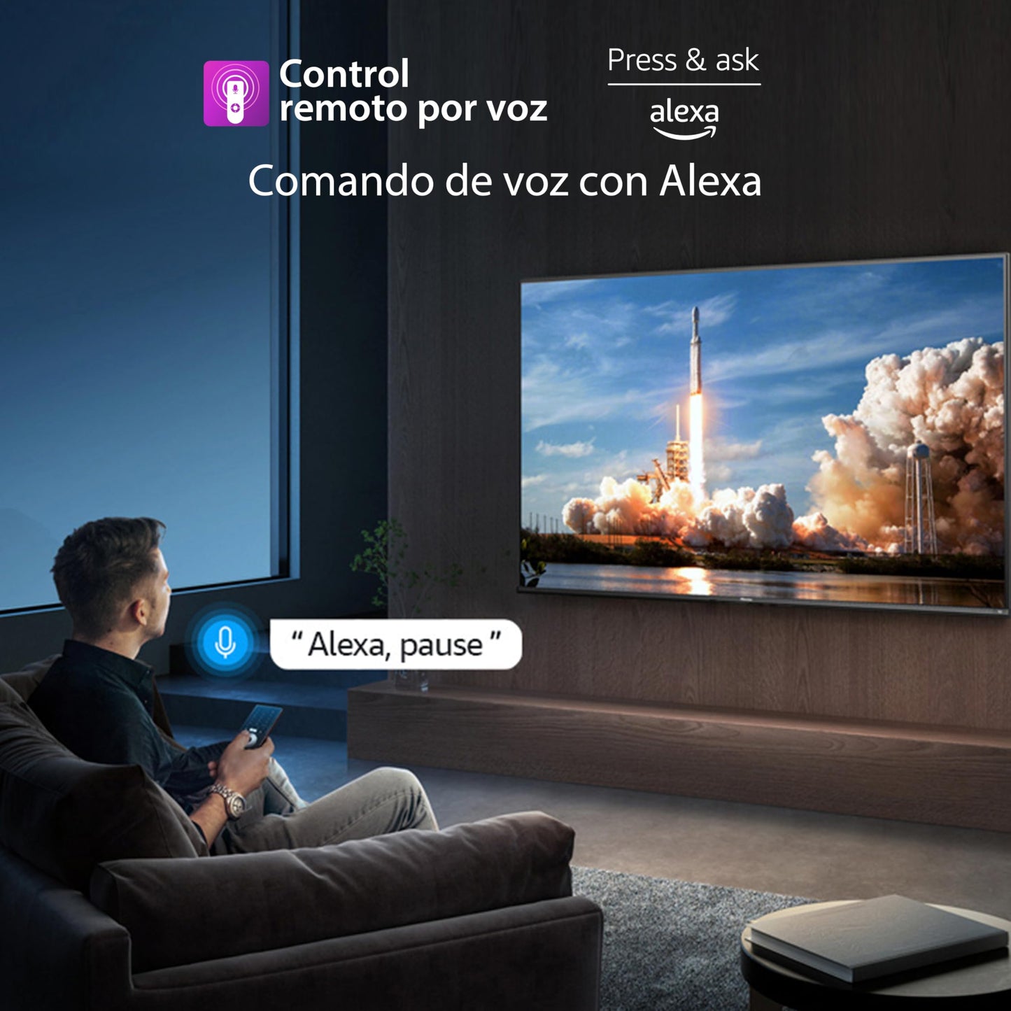 Toshiba Television C350NM (Modelo 2025) Pantalla 65 Pulgadas, Smart Fire TV UHD 4K,Control Remoto por Voz con Alexa, Escalador 4K por lA,Dolby Vision Atmos,Modo Juego, mira TV en Vivo sin Cable