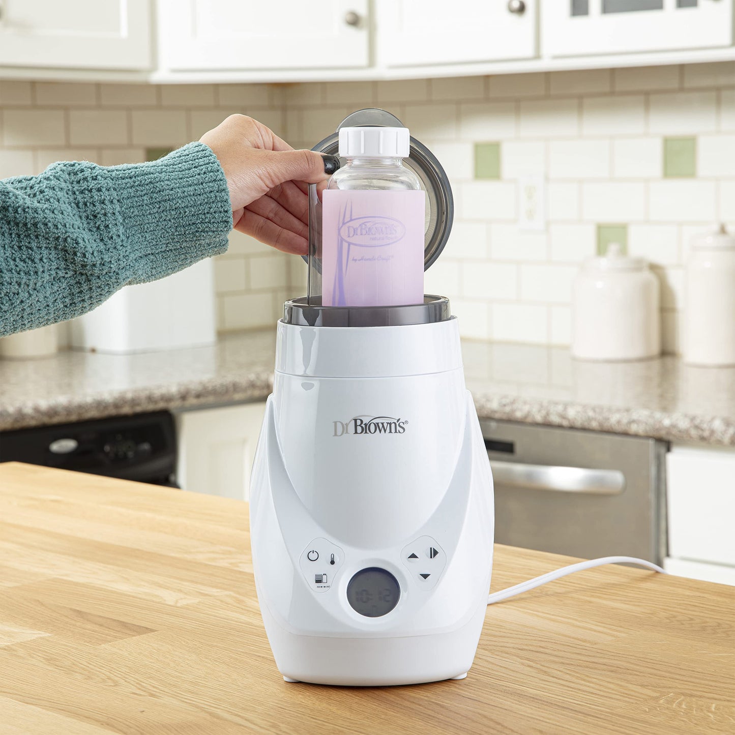 Biberón Dr. Brown's Rosa 100% Silicona 8 Onzas