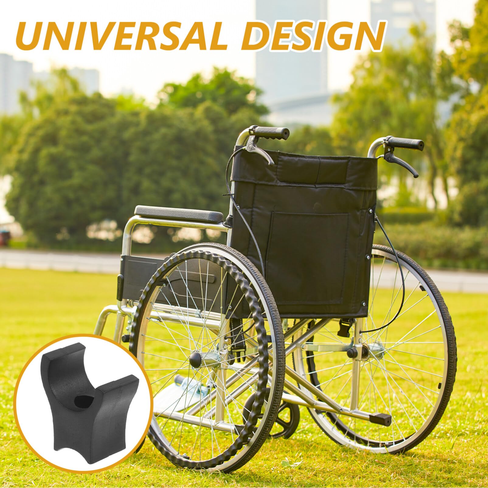 Healeved 4 Uds. Piezas De Silla De Ruedas Con Guía De Riel Para Asiento De Silla De Ruedas Soportes Para Sillas De Ruedas Piezas De Sillas De Transporte De Repuesto Para Asiento De Silla