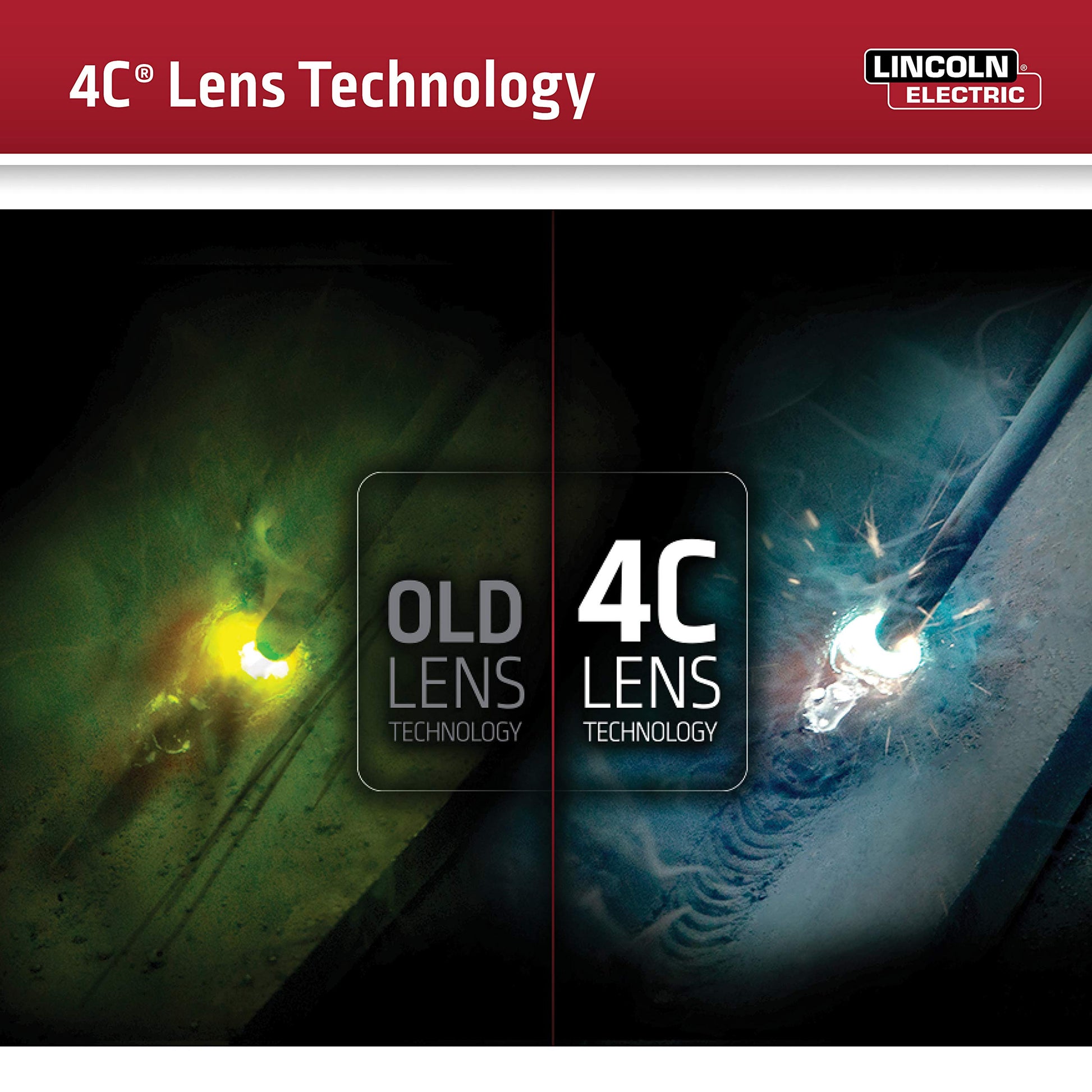 Lincoln Electric - Casco De Soldadura K3034-4 Viking 3350 Con Oscurecimiento Automático Con Tecnología De Lentes 4C, Negro, Extra Grande