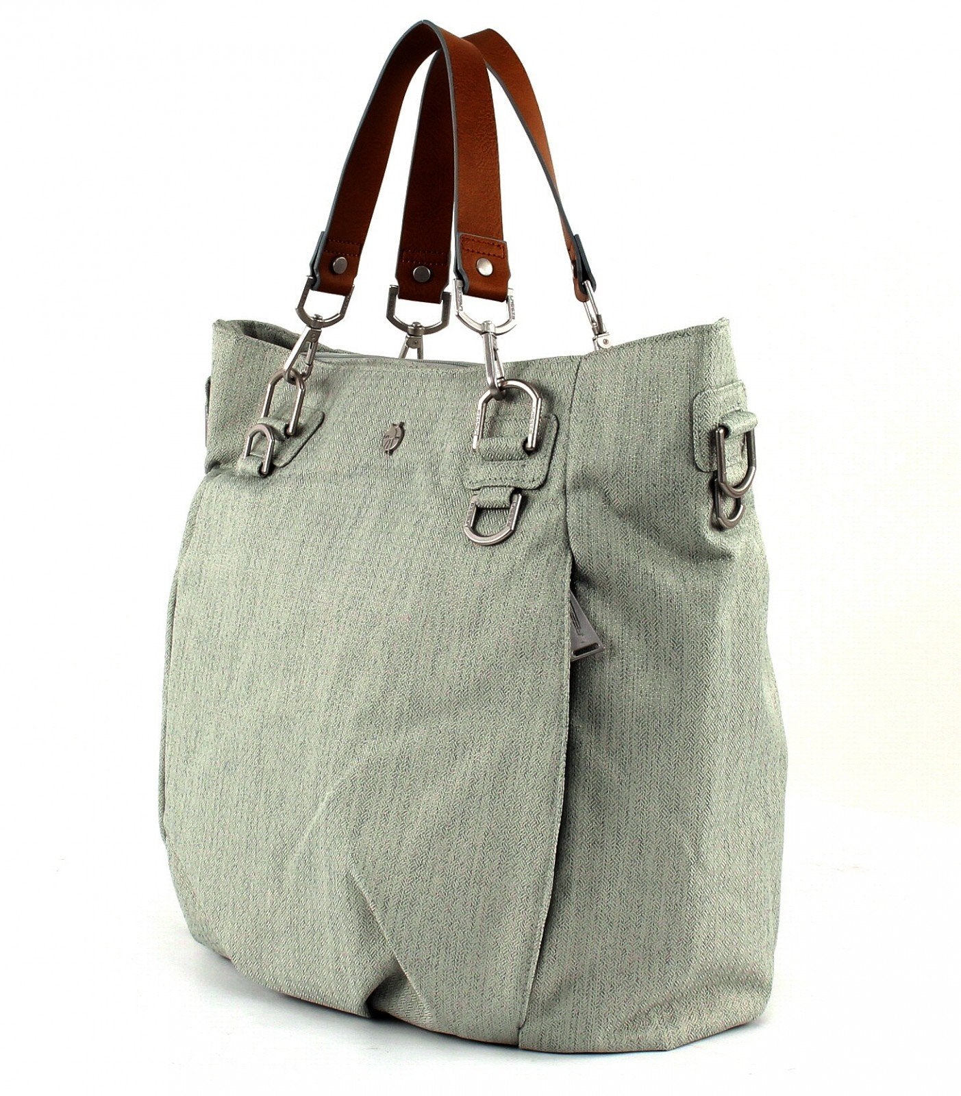 Lassig Lassig Green Label Mix 'n Match - Bolsa para pañales, color gris claro