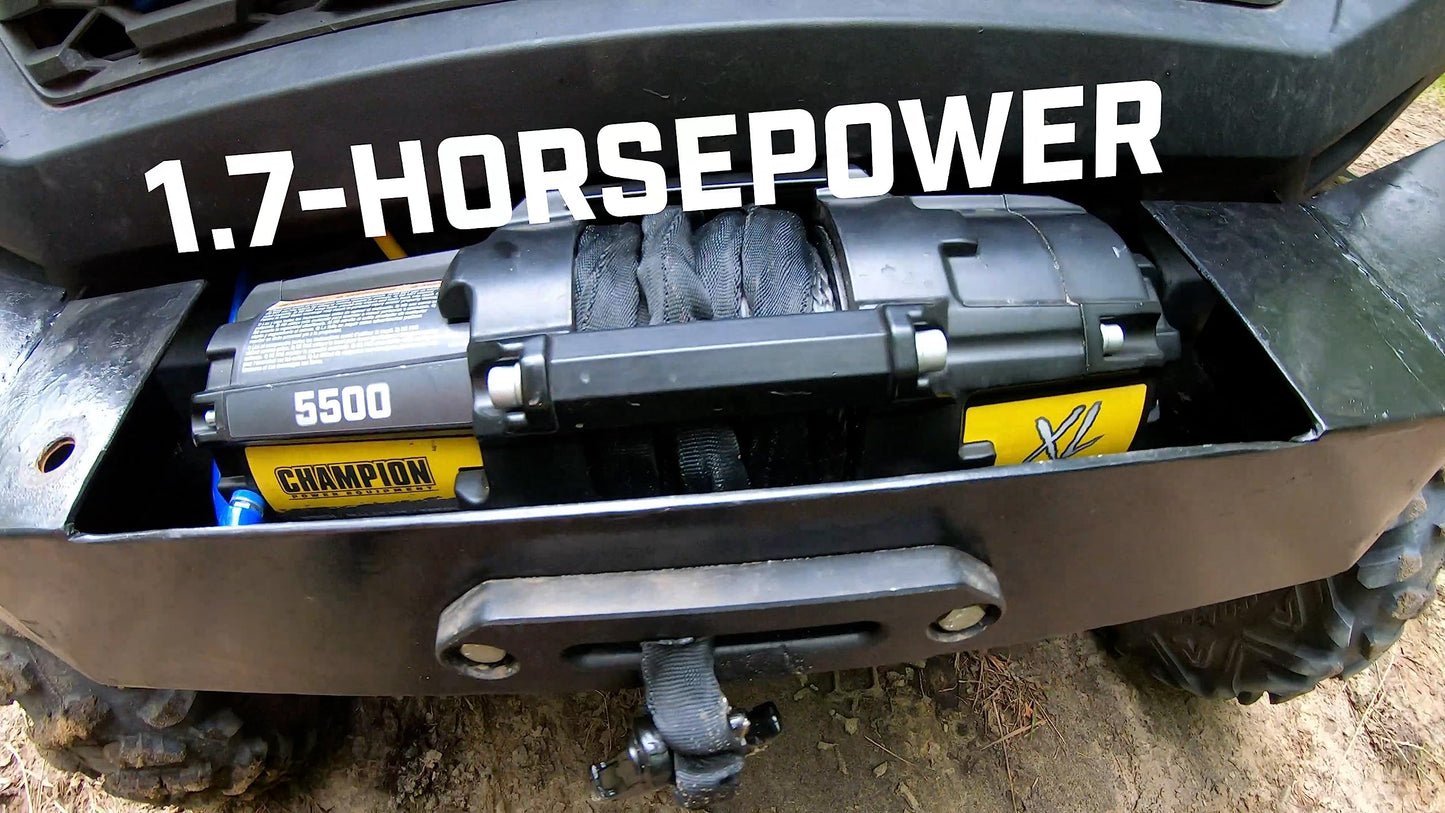 Champion Power Equipment XL 5500 Libras. Kit de cabrestante de Cuerda sintética ATV/UTV