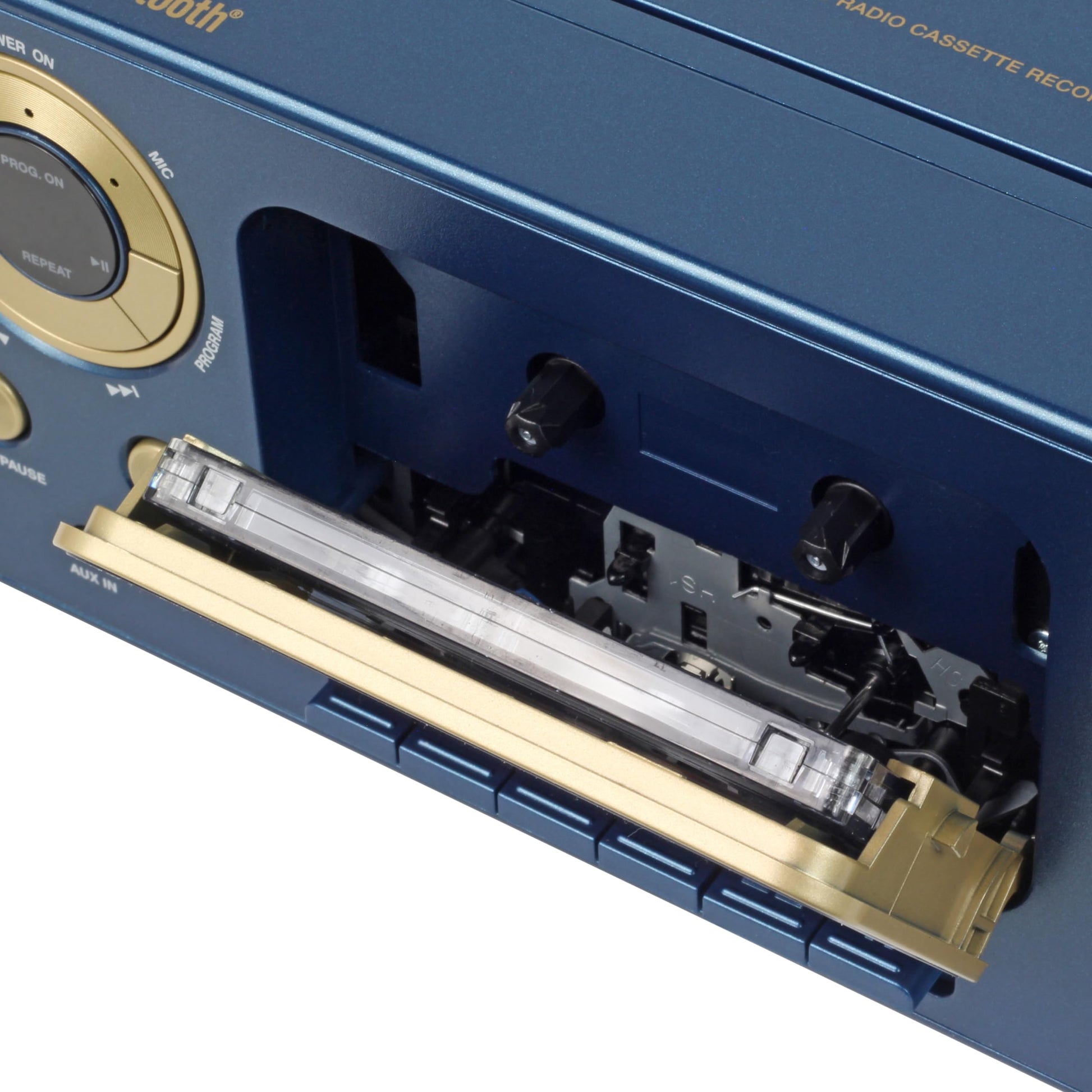 Reproductor de CD Estéreo Portátil Studebaker Azul con Bluetooth y Radio AM/FM