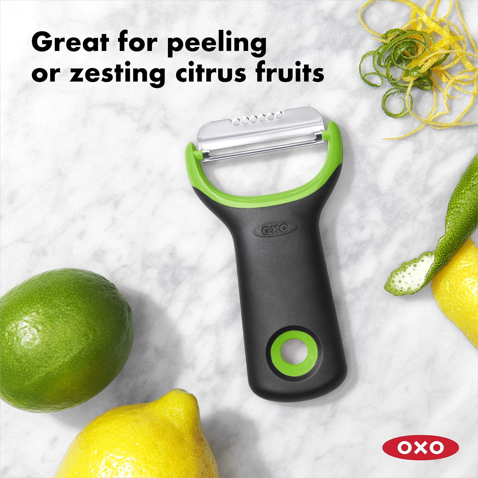 Pelador de Cítricos Oxo Verde Acero Inoxidable