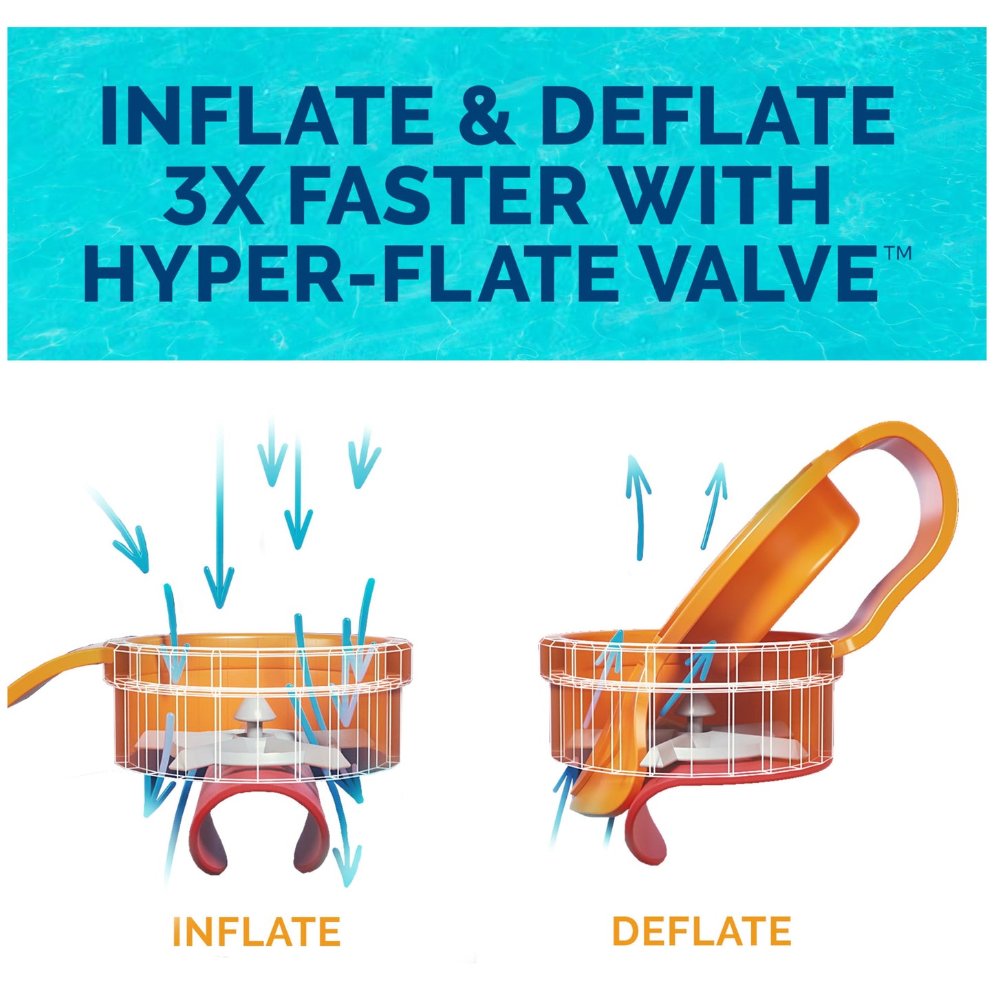 Flotador Inflable SwimWays Translúcido con Portavasos y Respaldo para Adultos